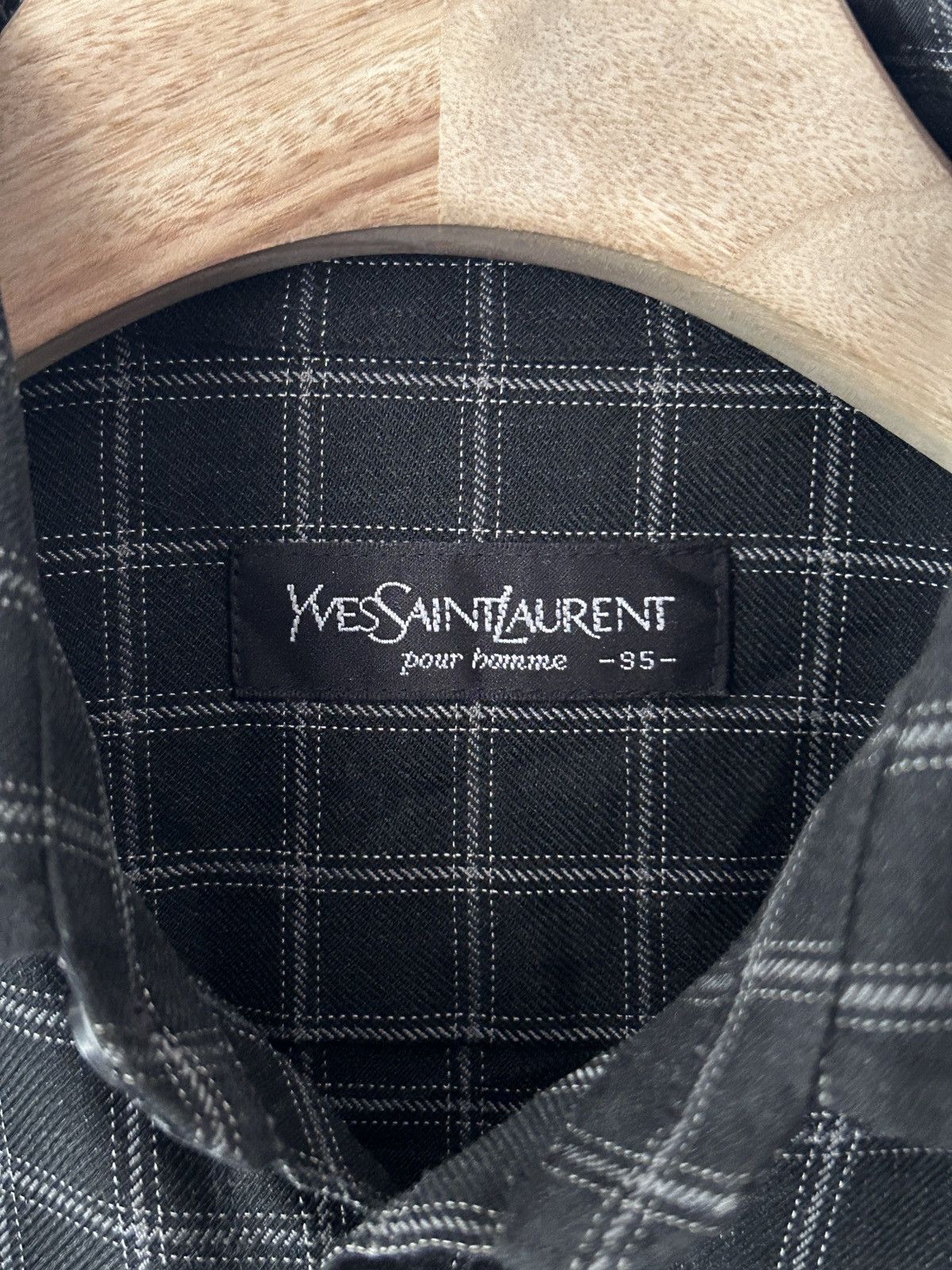 Yves Saint Laurent Vintage Yves Saint Laurent Shirt YSL Shirt Plaid Size US M / EU 48-50 / 2 - 5 Thumbnail