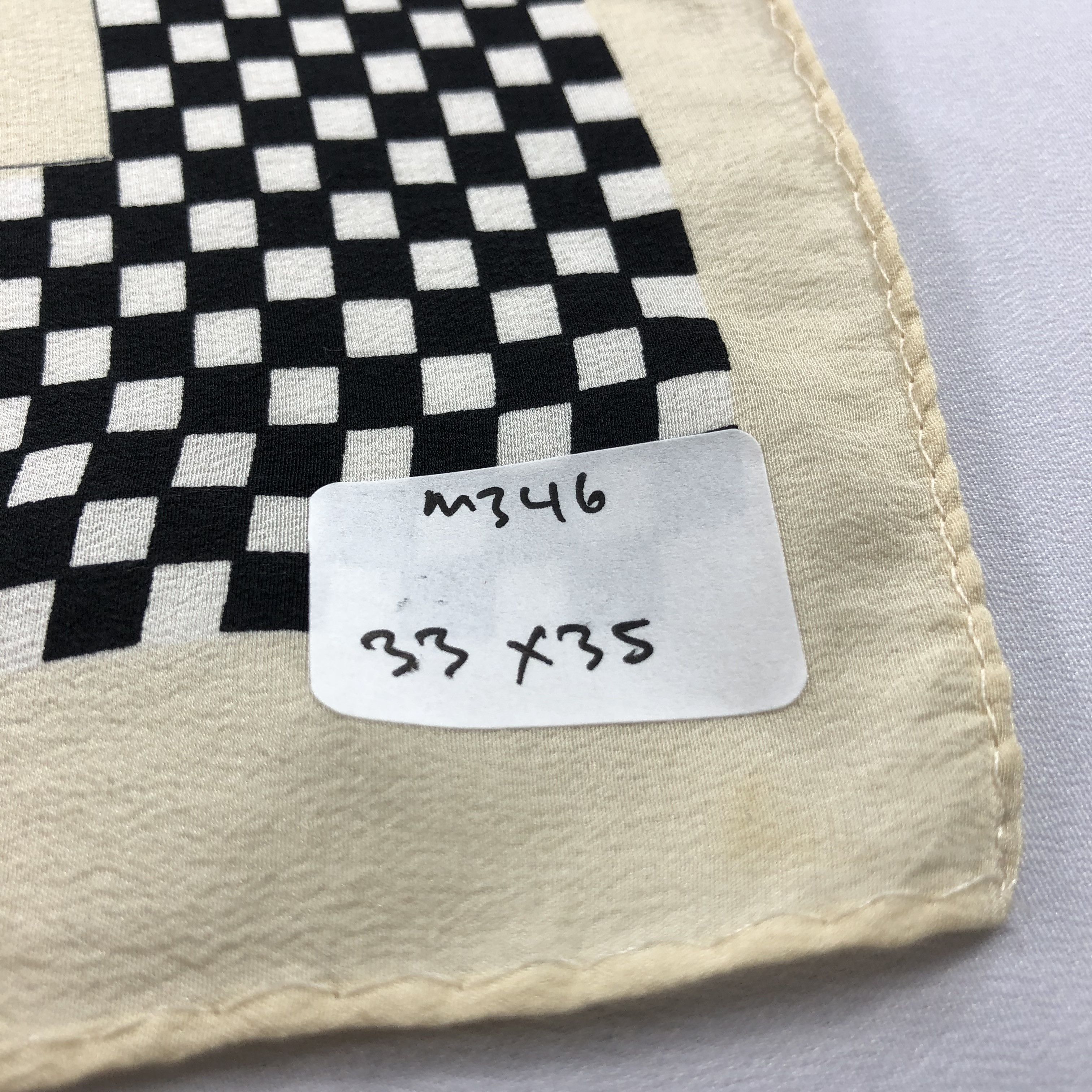 Vintage Recuerdo Silk Scarf M346 Size ONE SIZE - 9 Thumbnail