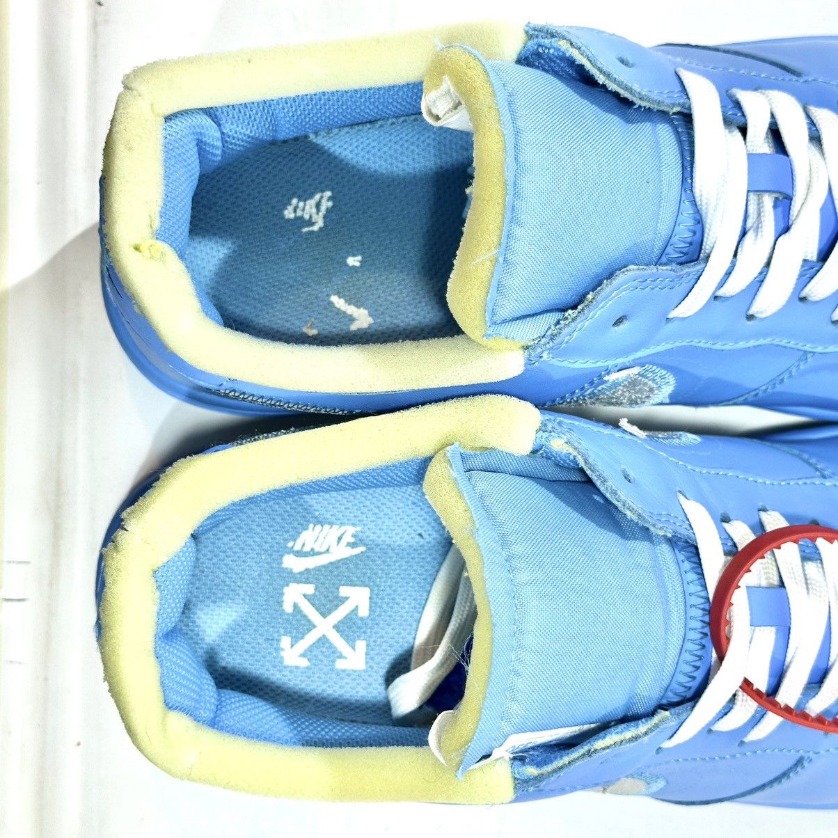 Nike × Off-White Nike Air Force 1 Low x Off-White MCA University Blue Size US 12 / EU 45 - 13 Thumbnail