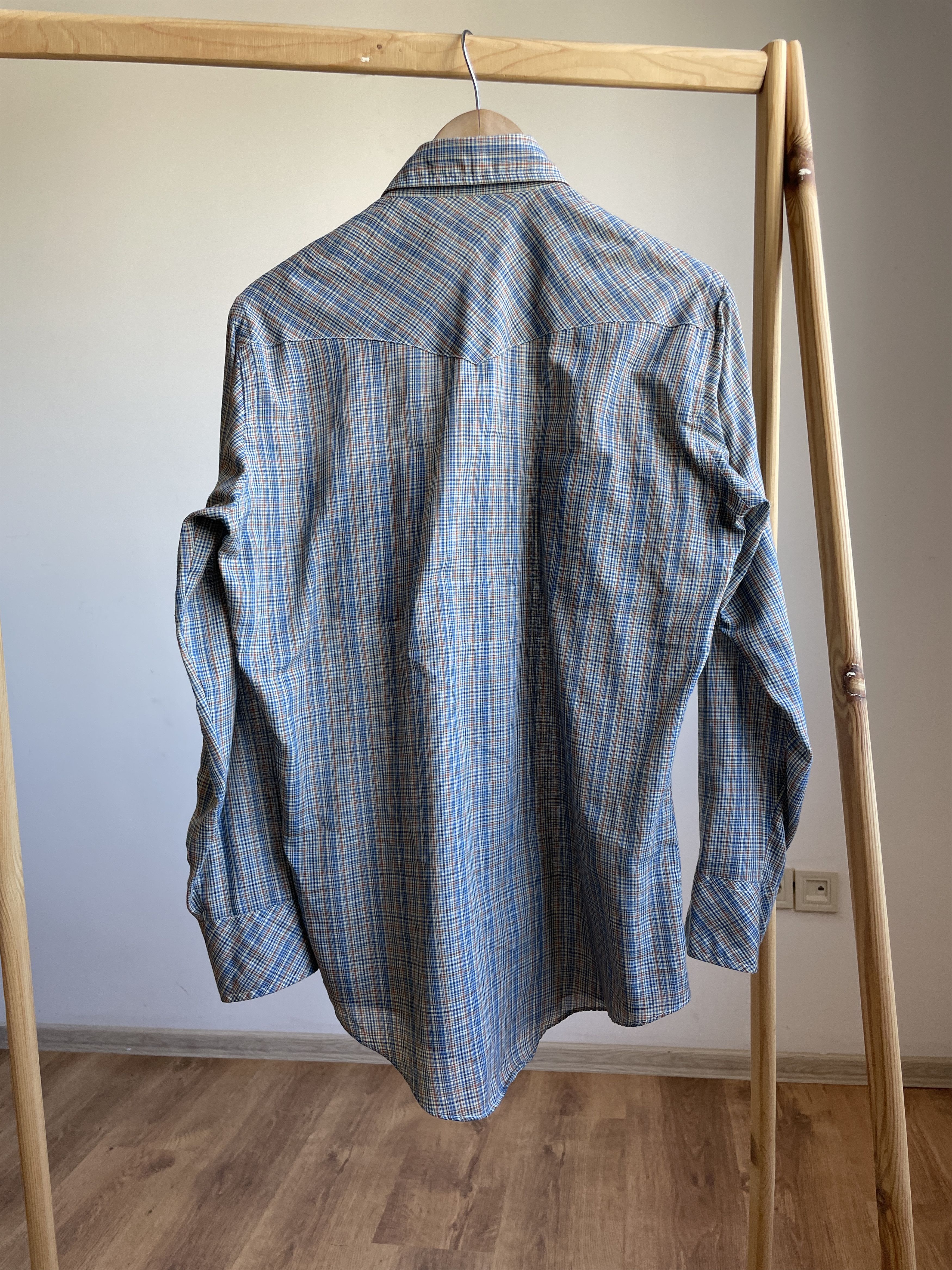 JCPenney JC Penney Vintage 70's 80's Snap Button Western Shirt Size US M / EU 48-50 / 2 - 2 Thumbnail
