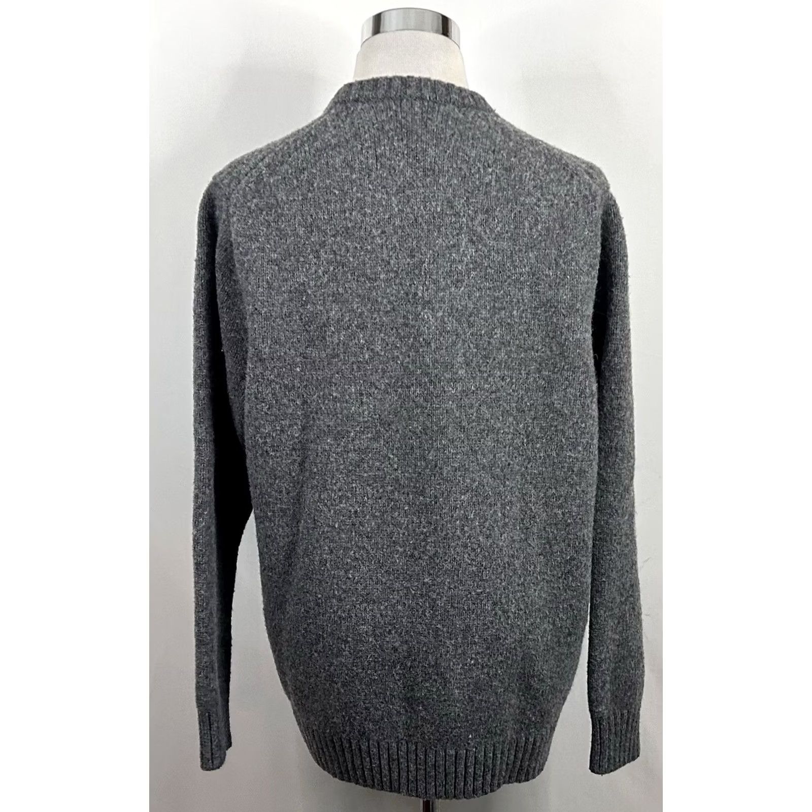 CO Duluth 2XLT 100% Shetland Wool Sweater Gray Crew Neck Casual Shirt? Size US XXL / EU 58 / 5 - 5 Thumbnail