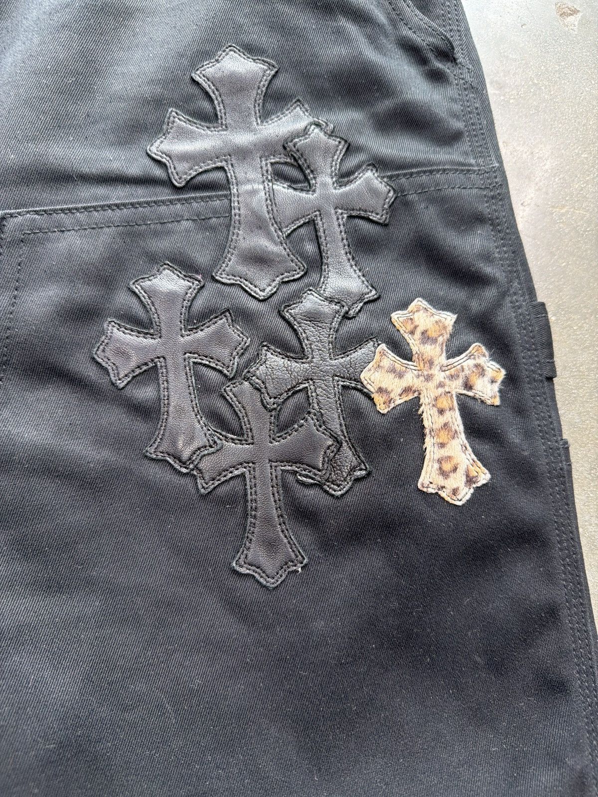 Chrome Hearts Chrome Hearts Double Knee Cheetah Patch Pants Size US 34 / EU 50 - 12 Thumbnail