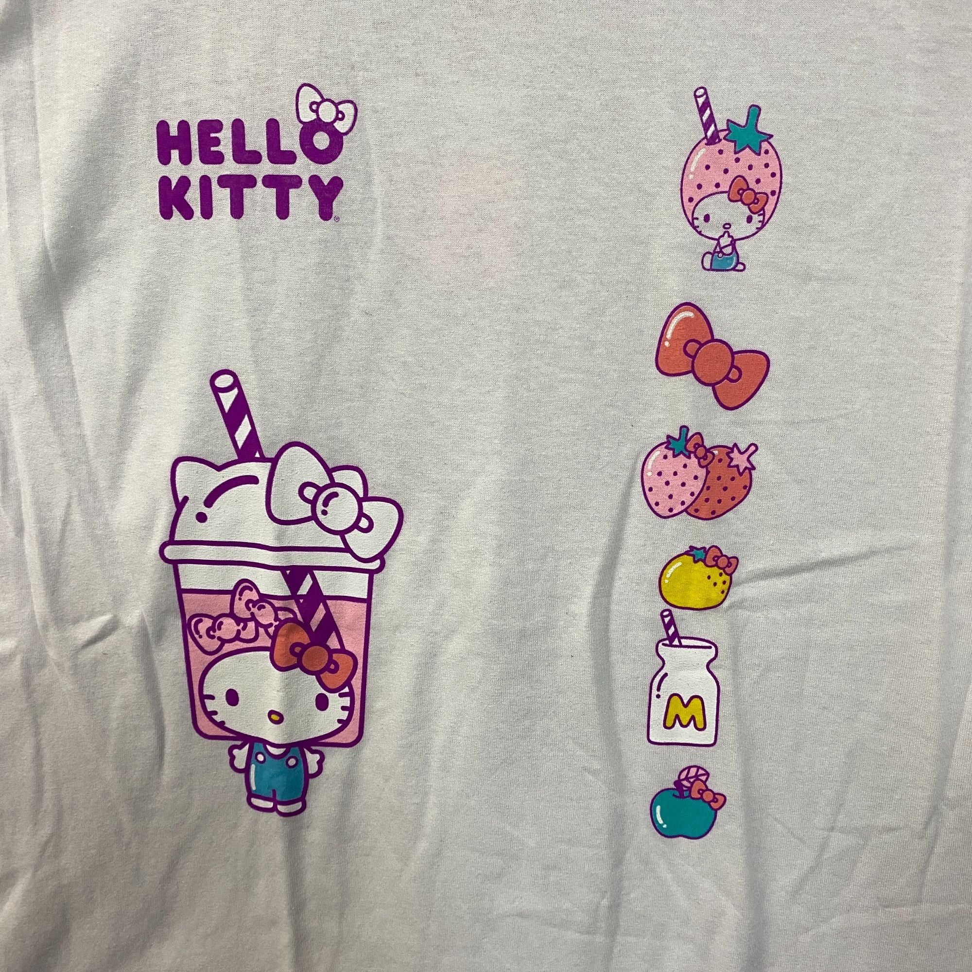 Other Hello Kitty Strawberry Milk Boba Tea Sanrio Kawaii T-Shirt L Size US L / EU 52-54 / 3 - 2 Thumbnail