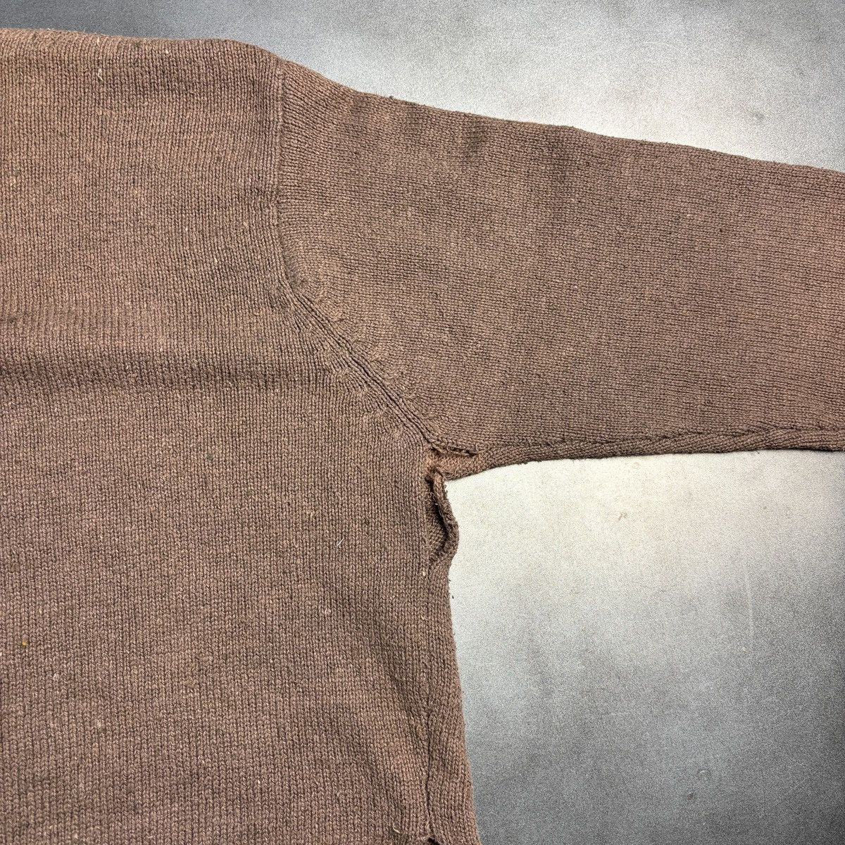 FCUK × French Connection × Vintage 1980s Vintage French Connection Sweater 1970s FCUK Cropped Size M / US 6-8 / IT 42-44 - 16 Thumbnail