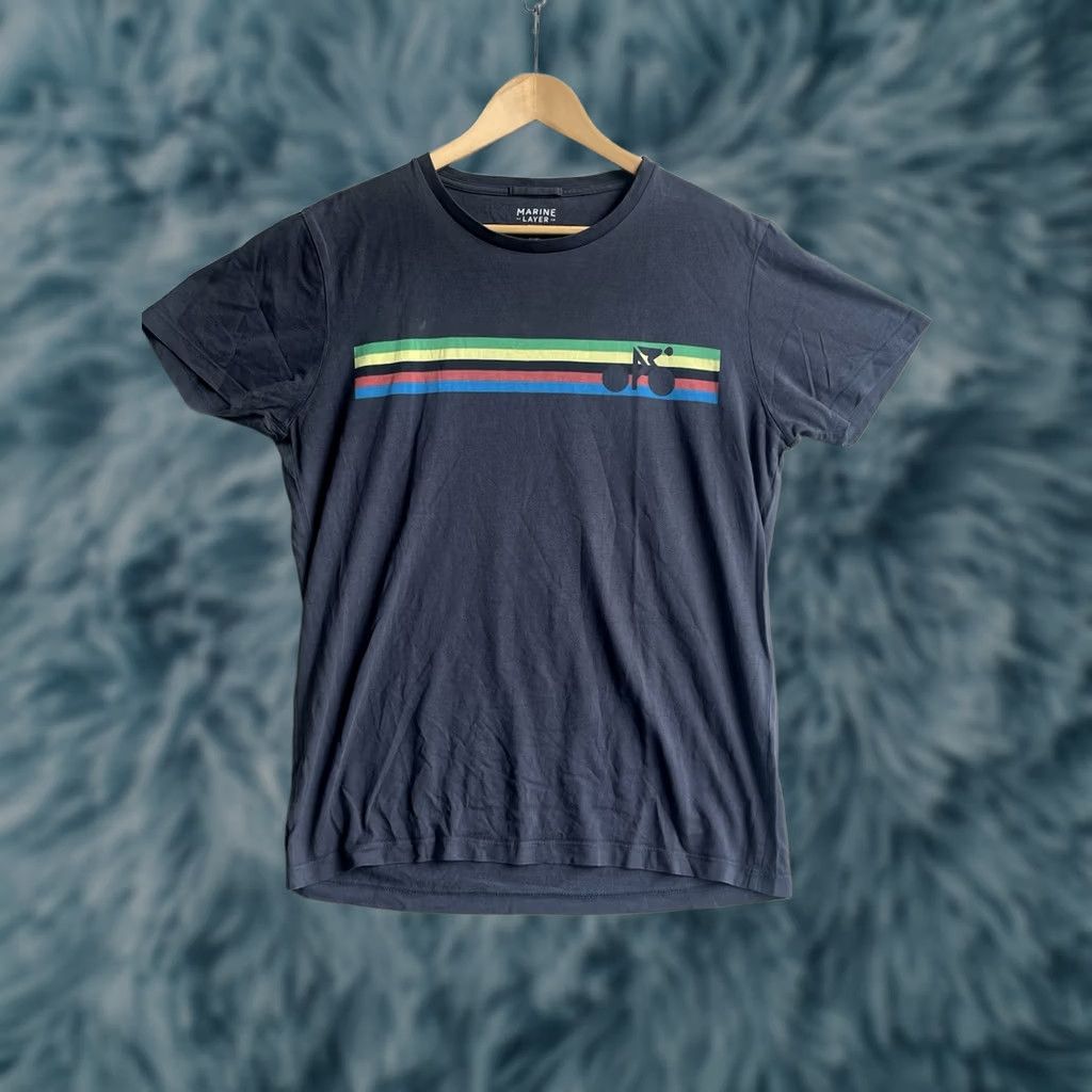 Marine Layer Marine Layer T-Shirt Striped Gray Size S Supima Modal See All Pics Men Size US S / EU 44-46 / 1 - 1 Thumbnail