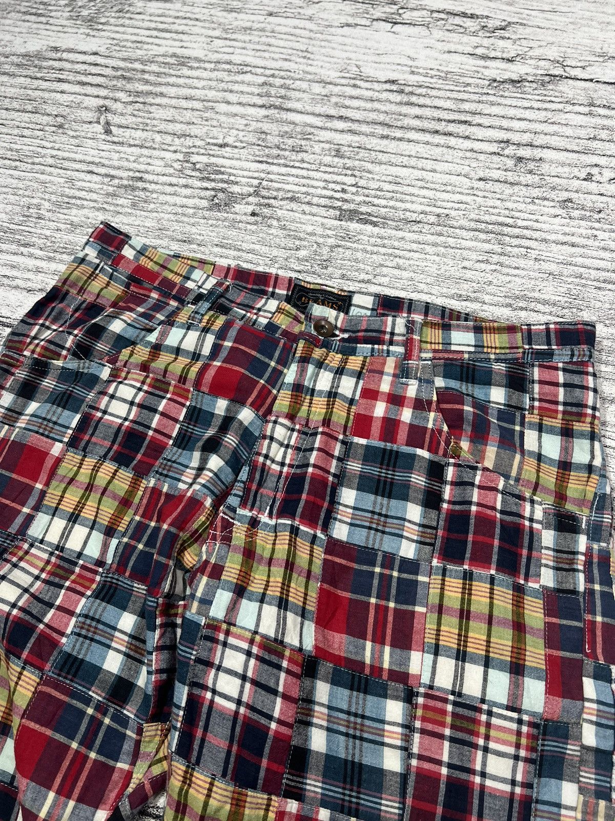 Number (N)ine 2000s Beams Hysteric Rebuild Patchwork Jorts y2k Lgb Ifsix Size US 34 / EU 50 - 3 Thumbnail