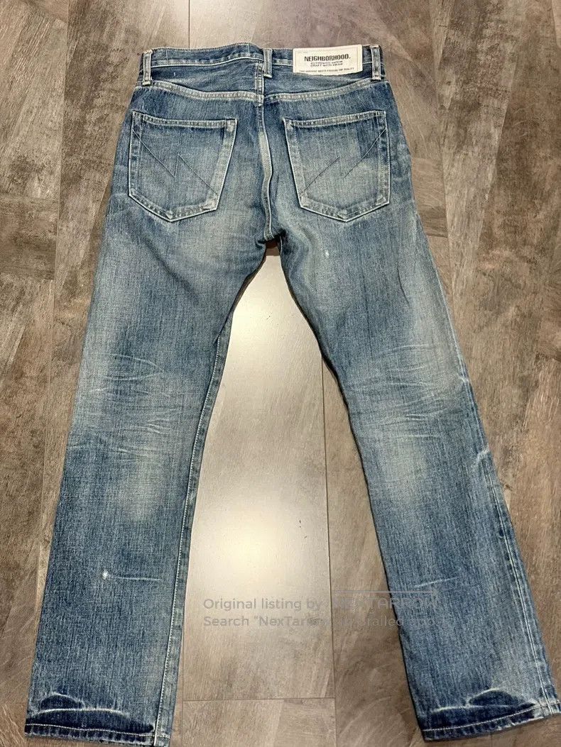 Neighborhood Neighborhood size S Denim Jeans, Size S, Dark Blue Washed D Size US 27 - 3 Thumbnail