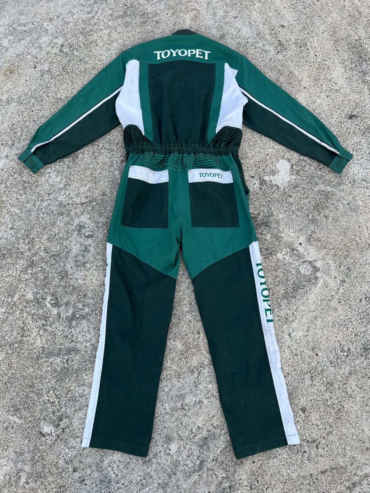 Japanese Brand Vintage Toyota Toyopet Workwear Overalls (No.1) Size US 34 / EU 50 - 8 Thumbnail