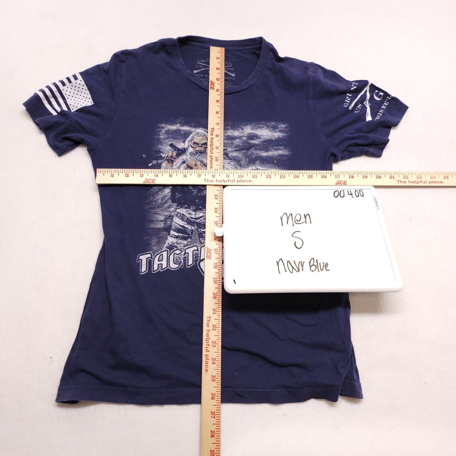 Grunt Style Tactical Yeti Pullover Graphic T Shirt Mens Size Medium Blue Size US M / EU 48-50 / 2 - 7 Thumbnail