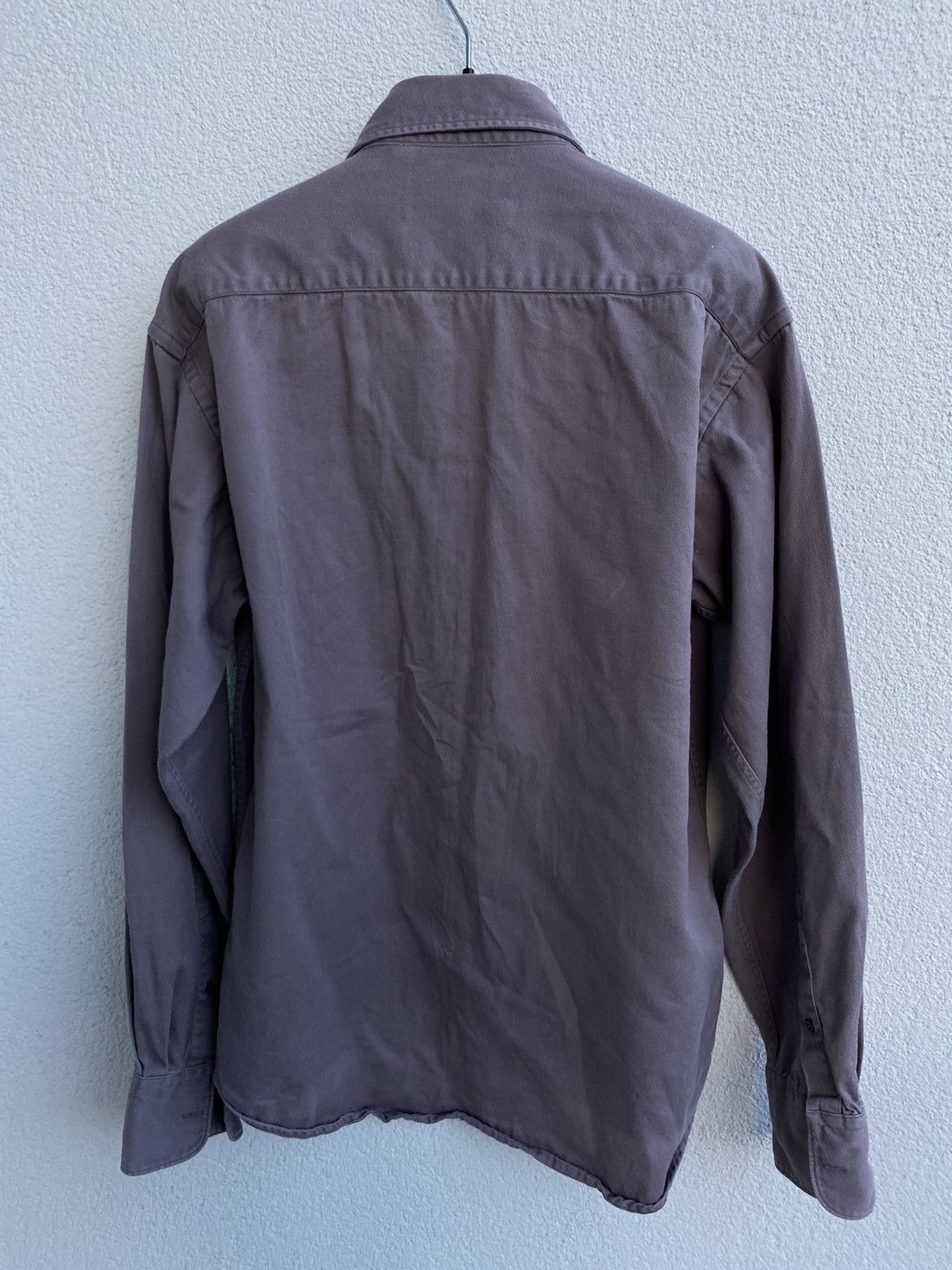 Yves Saint Laurent Heavy YSL Shirt Cotton Saint Laurent Jeans Shirt Size US L / EU 52-54 / 3 - 10 Thumbnail