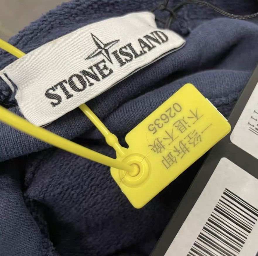 Stone Island Stone Island Navy Blue Half-Zip Hoodie with Sleeve Badge J31 Size US XXL / EU 58 / 5 - 7 Thumbnail