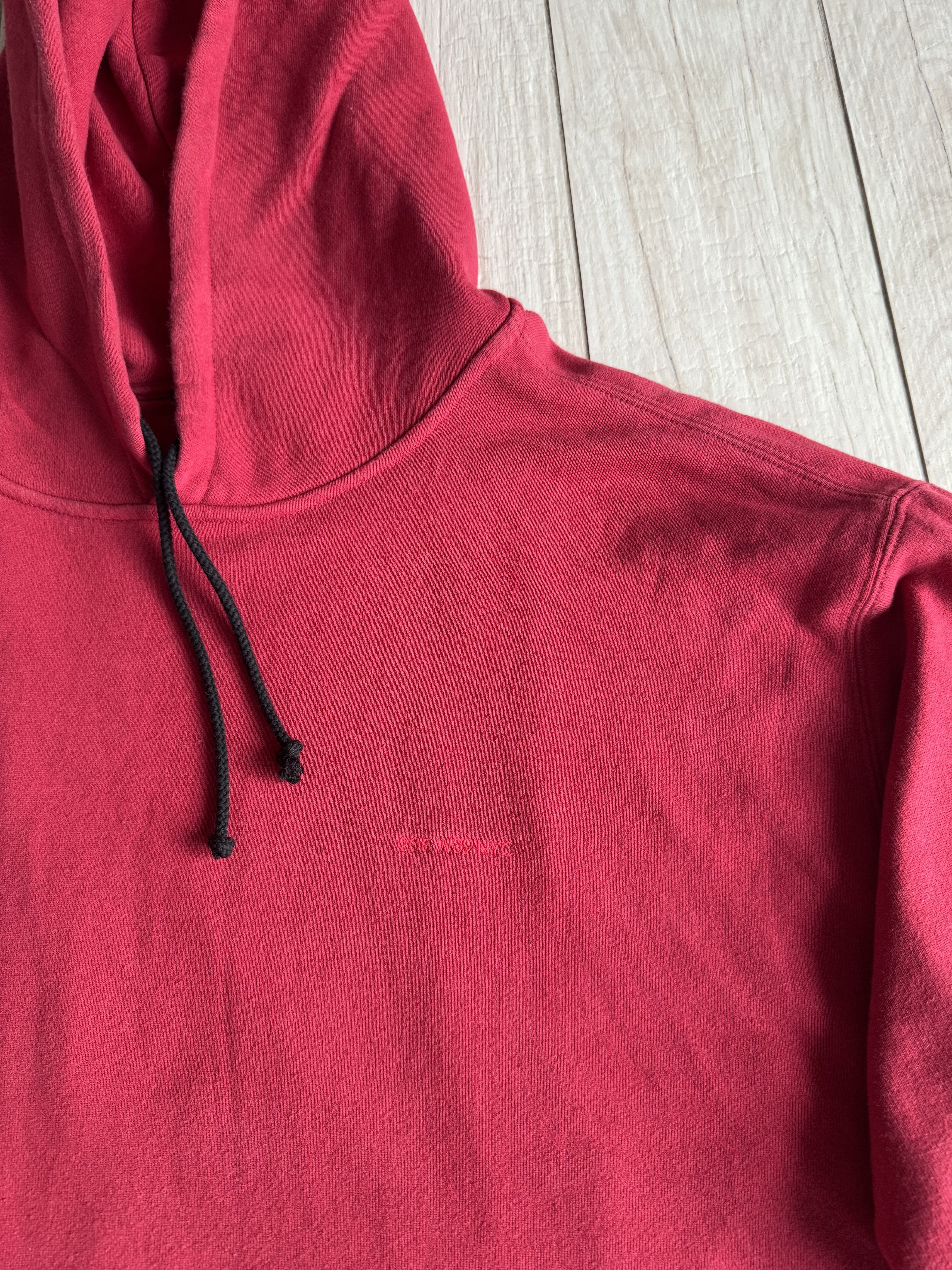 Calvin Klein 205W39NYC Calvin Klein 205W39NYC Big Logo Oversized Red Hoodie Size US L / EU 52-54 / 3 - 5 Thumbnail