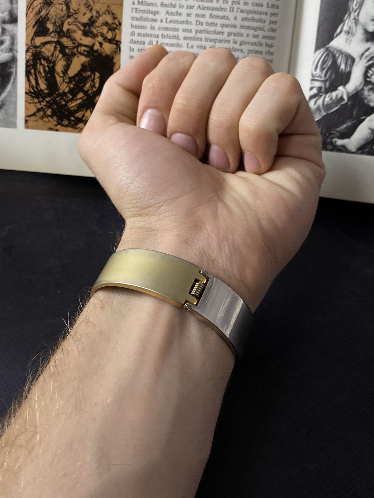 Jewelry Stylish Metal Bracelet with Greek Key Pattern Size ONE SIZE - 8 Thumbnail