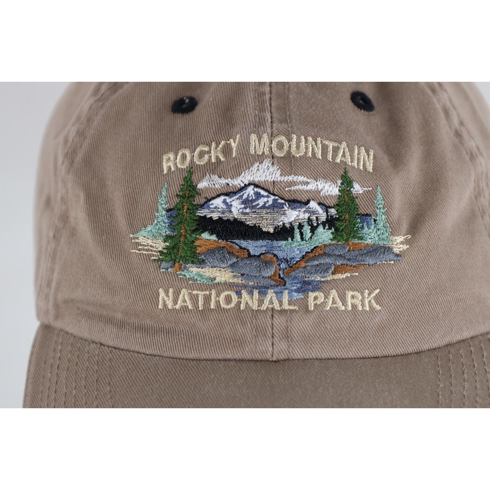 Vintage Vintage 90s Streetwear Rocky Mountain National Park Hat Size ONE SIZE - 2 Thumbnail