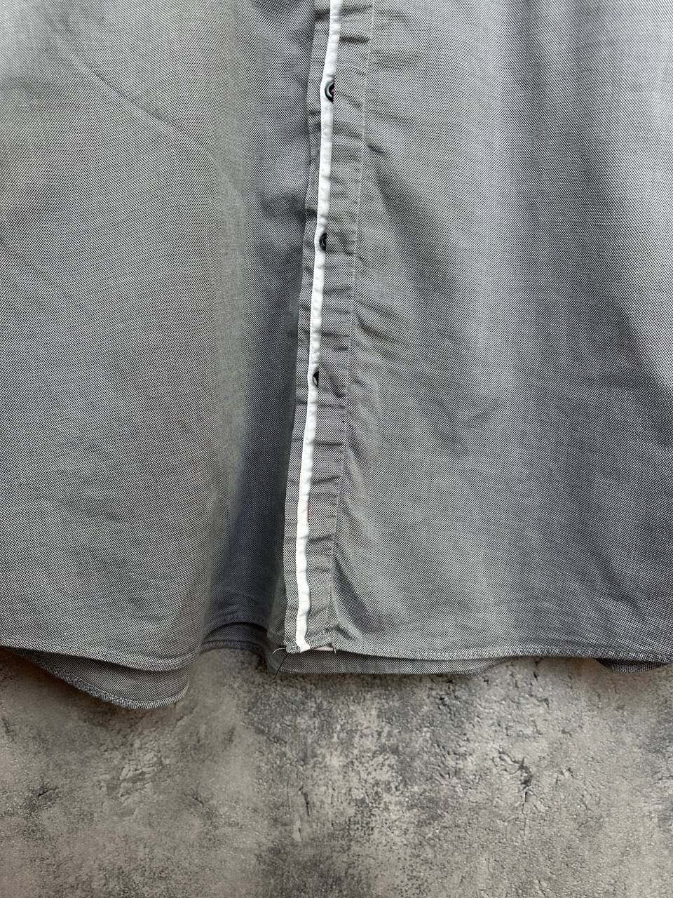 Other Claudio Lugli Italy Grey Micro Pattern Shirt Contrast Trim Size US XXL / EU 58 / 5 - 7 Thumbnail