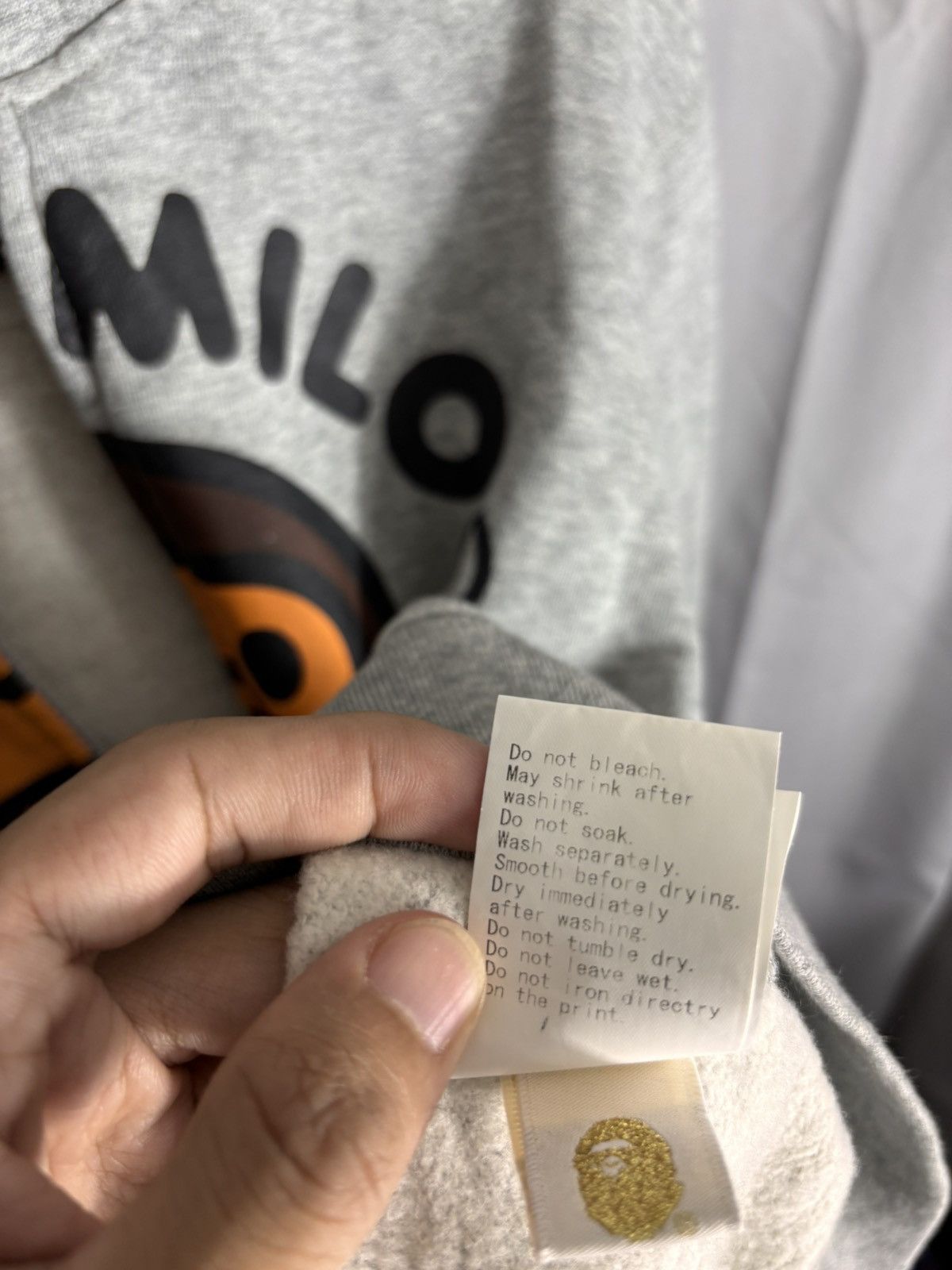 Bape Rare Bape Baby Milo Zip Up Hoodie Size US M / EU 48-50 / 2 - 6 Thumbnail