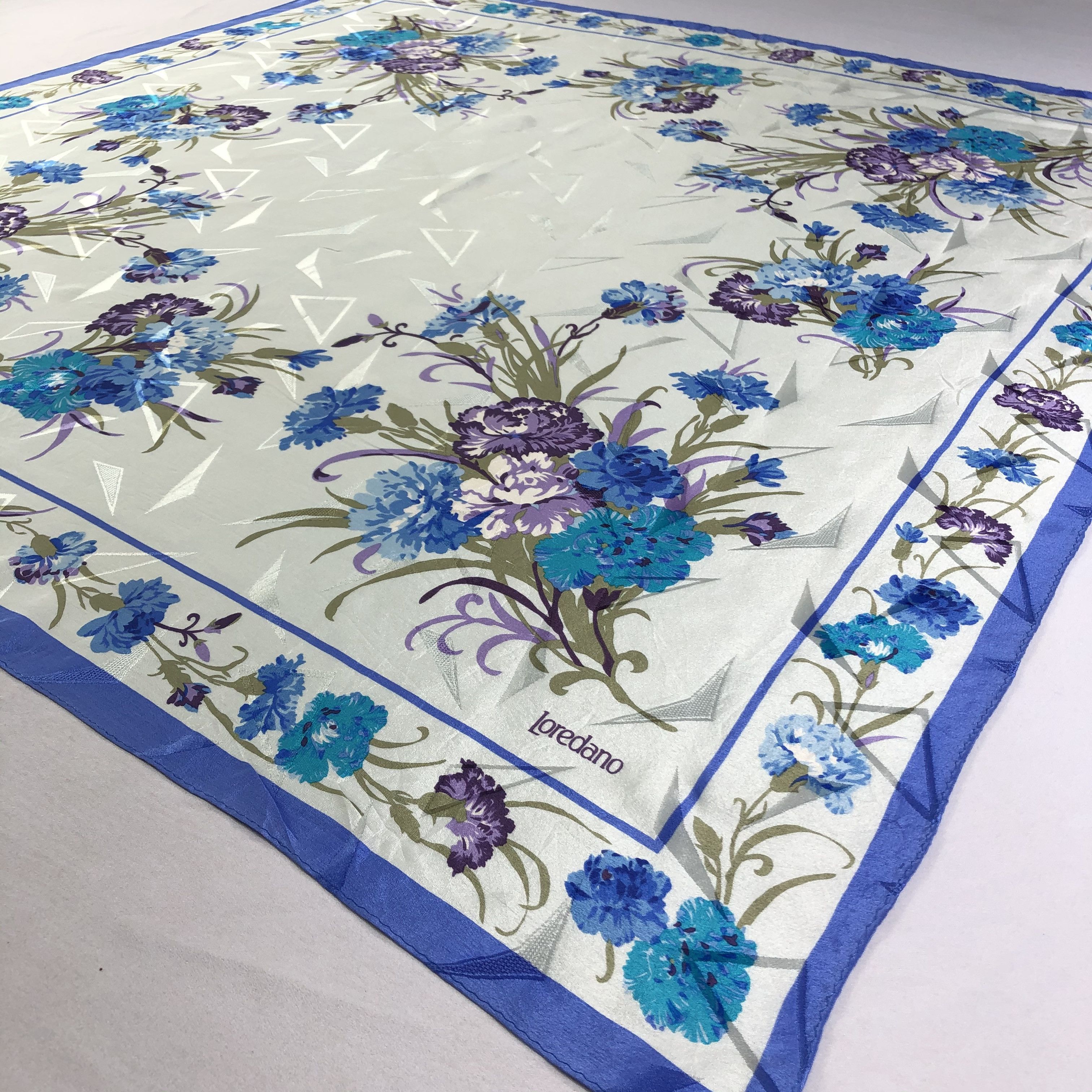 Vintage Vintage Loredano Silk Scarf Size ONE SIZE - 3 Thumbnail