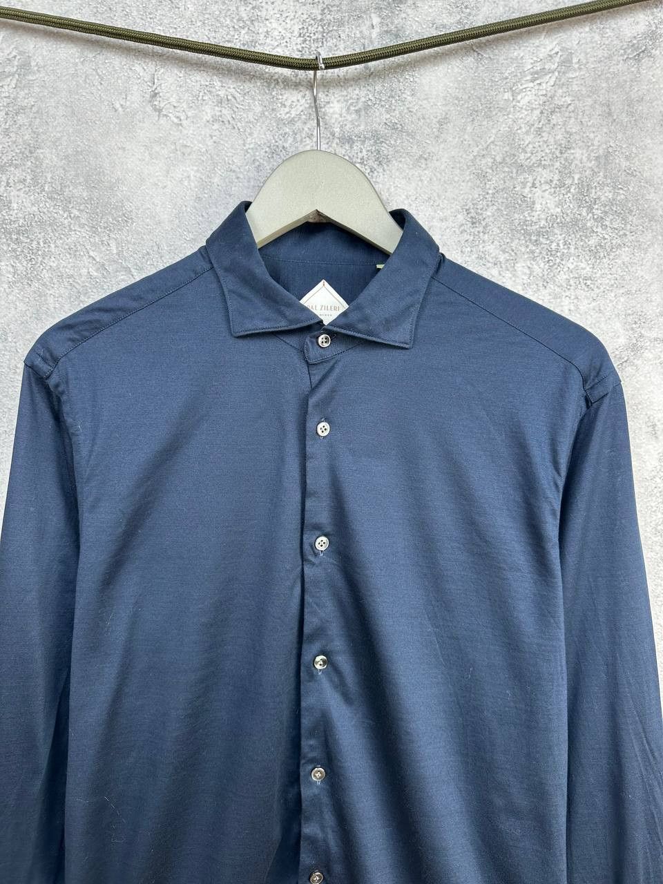Pal Zileri RRP $475 Pal Zileri Shirt Milano Collar Regular Cotton LS Size US L / EU 52-54 / 3 - 4 Thumbnail