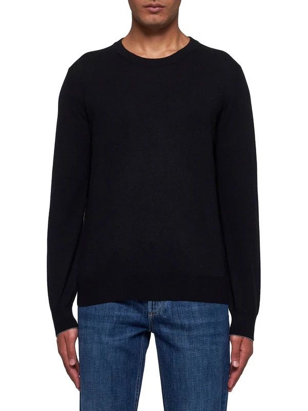 Brunello Cucinelli o1w1db10425 Cashmere Sweater in Black Size US XXL / EU 58 / 5 - 2 Thumbnail