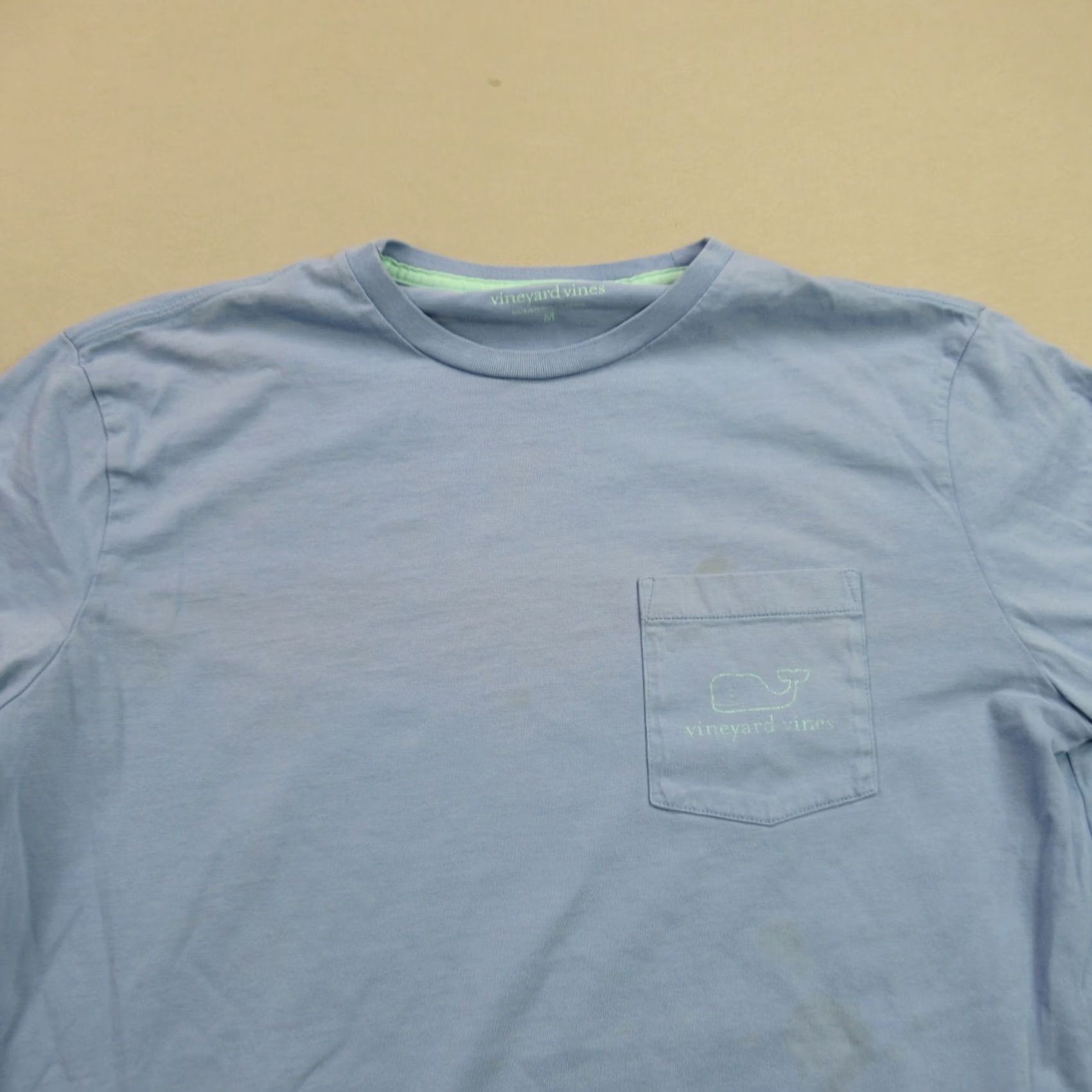 Vineyard Vines Vineyard Vines Shirt Mens Medium Blue Long Sleeve Crew Neck Pocket Casual Size US M / EU 48-50 / 2 - 3 Thumbnail