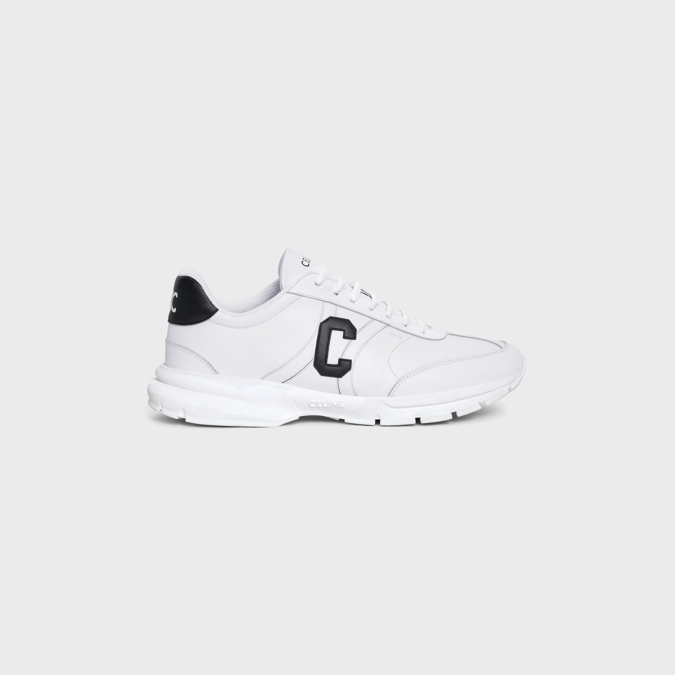 Celine × Hedi Slimane Celine TR 01 Triomphe White & Black Low Top