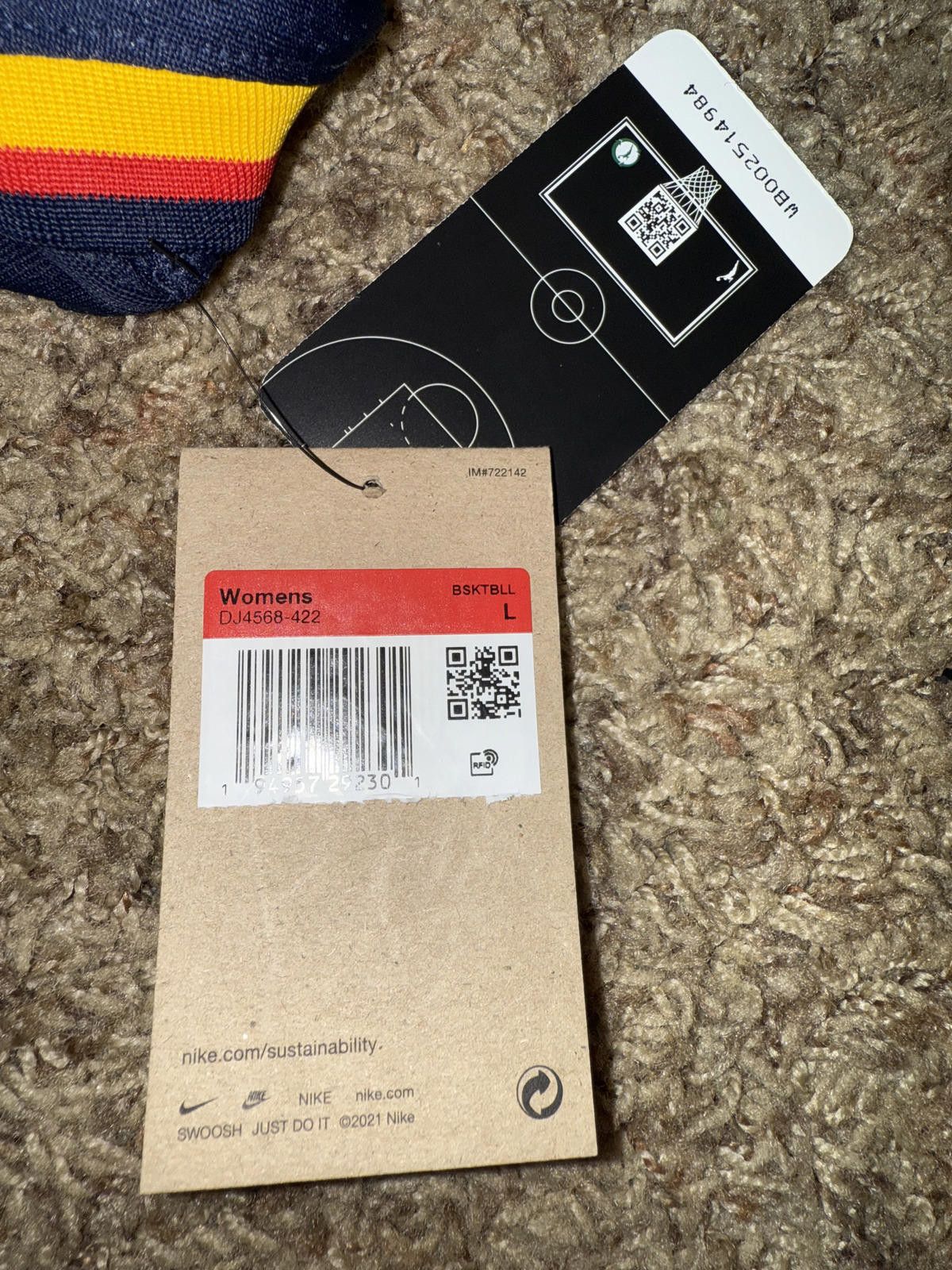 Nike Nike Caitlin Clark Indiana Fever Explorer Edition Dri-FIT WNBA Victory Jersey Size US L / EU 52-54 / 3 - 12 Thumbnail