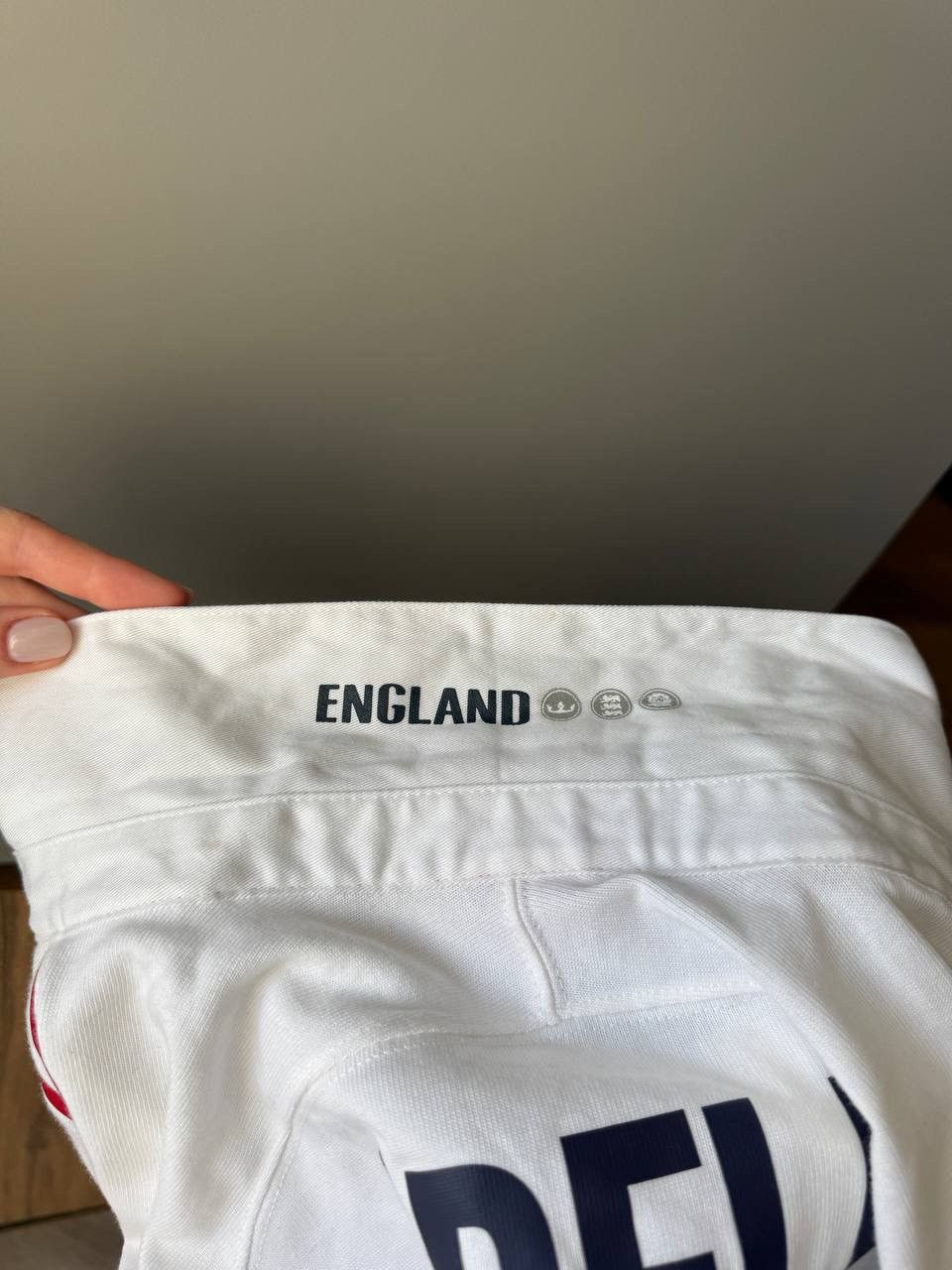 Nike Nike England Rugby Jersey O2 Long Sleeve 2000s (Odell 09) Size US L / EU 52-54 / 3 - 11 Thumbnail