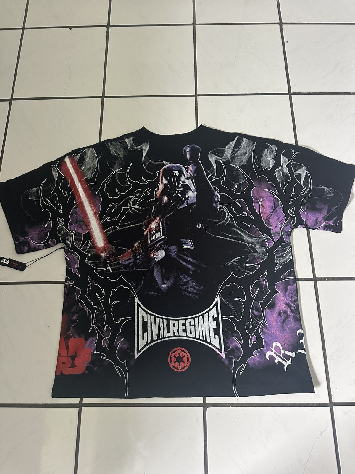 Civil Regime Vaders darkside 199x oversized tee Size US XL / EU 56 / 4 - 1 Thumbnail