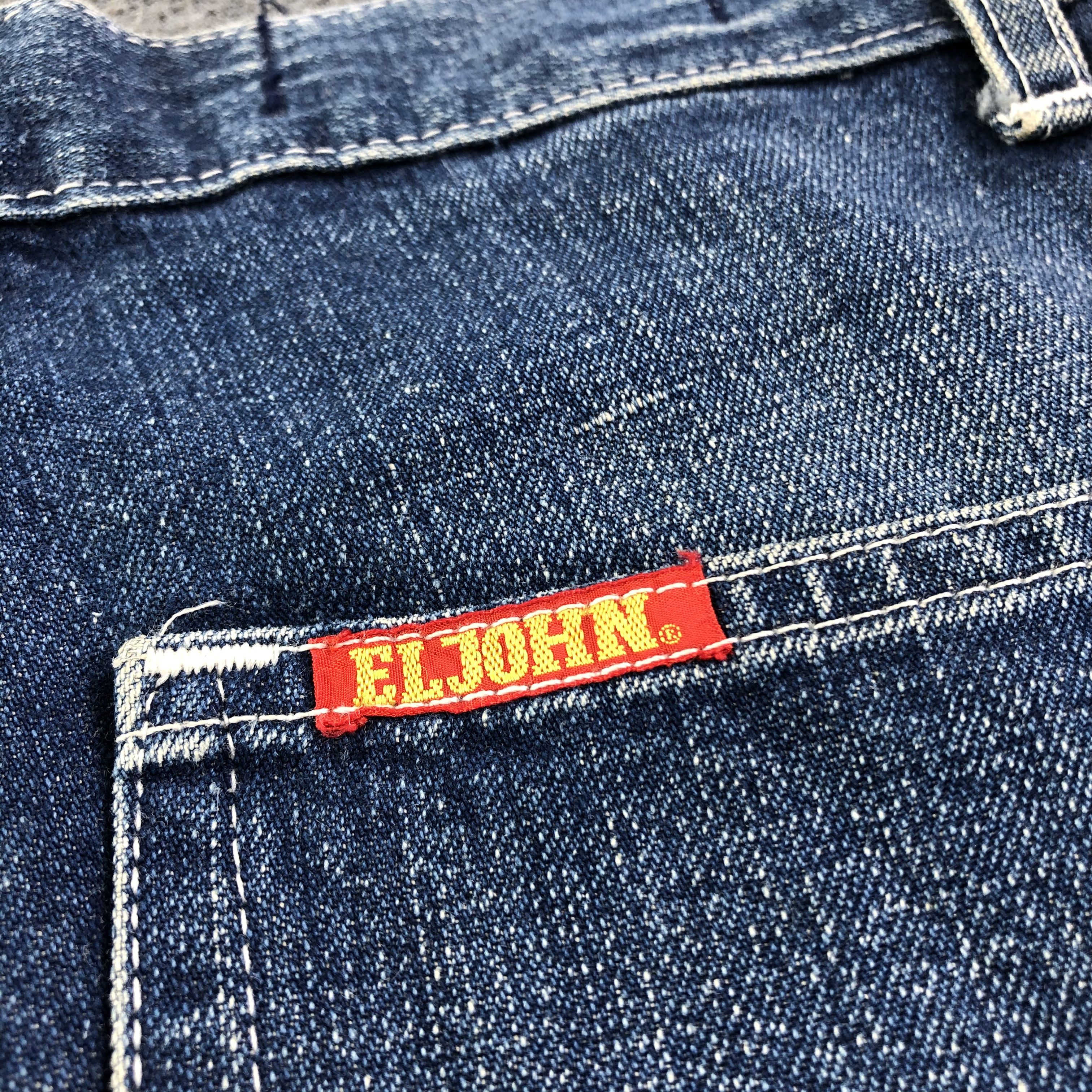 Japanese Brand Vintage Eljohn Jeans Carpenter Denim 25x28-J2783 Size US 26 / EU 42 - 5 Thumbnail