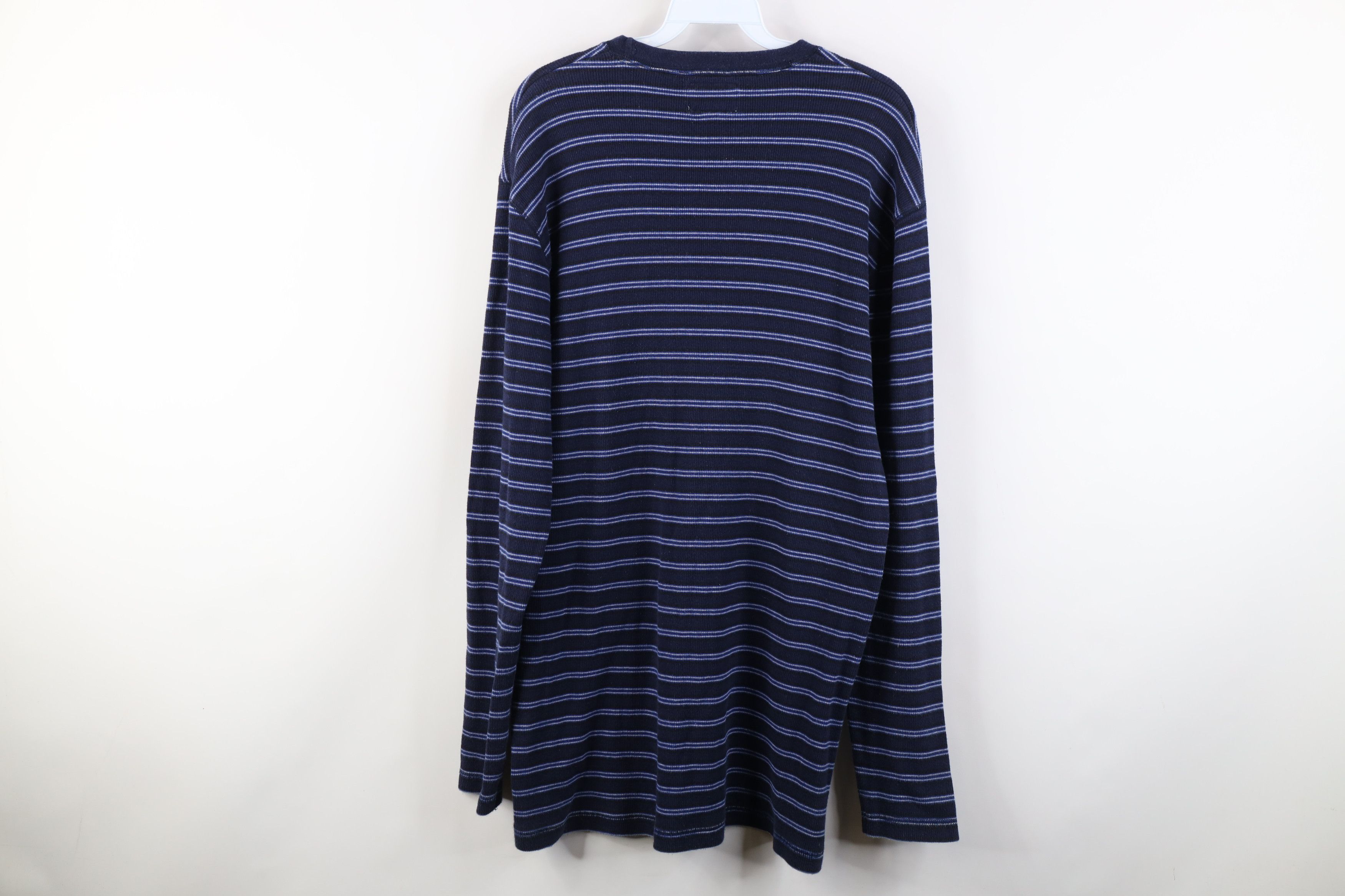 Nautica Vintage 90s Nautica Thermal Waffle Knit Long Sleeve T-Shirt Size US M / EU 48-50 / 2 - 8 Thumbnail