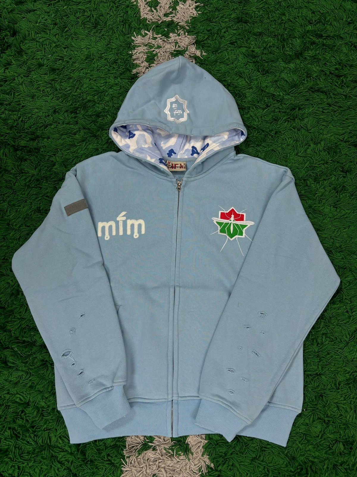 murd333r.fm Murd333r.FM Special Ops Zip Up Baby Blue Size US S / EU 44-46 / 1 - 1 Thumbnail