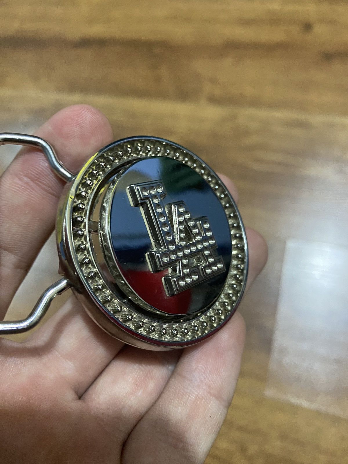 Vintage 🔥RARE VINTAGE RAP LA SPINNER ROTATING Buckle Belt🔥 Size ONE SIZE - 4 Thumbnail