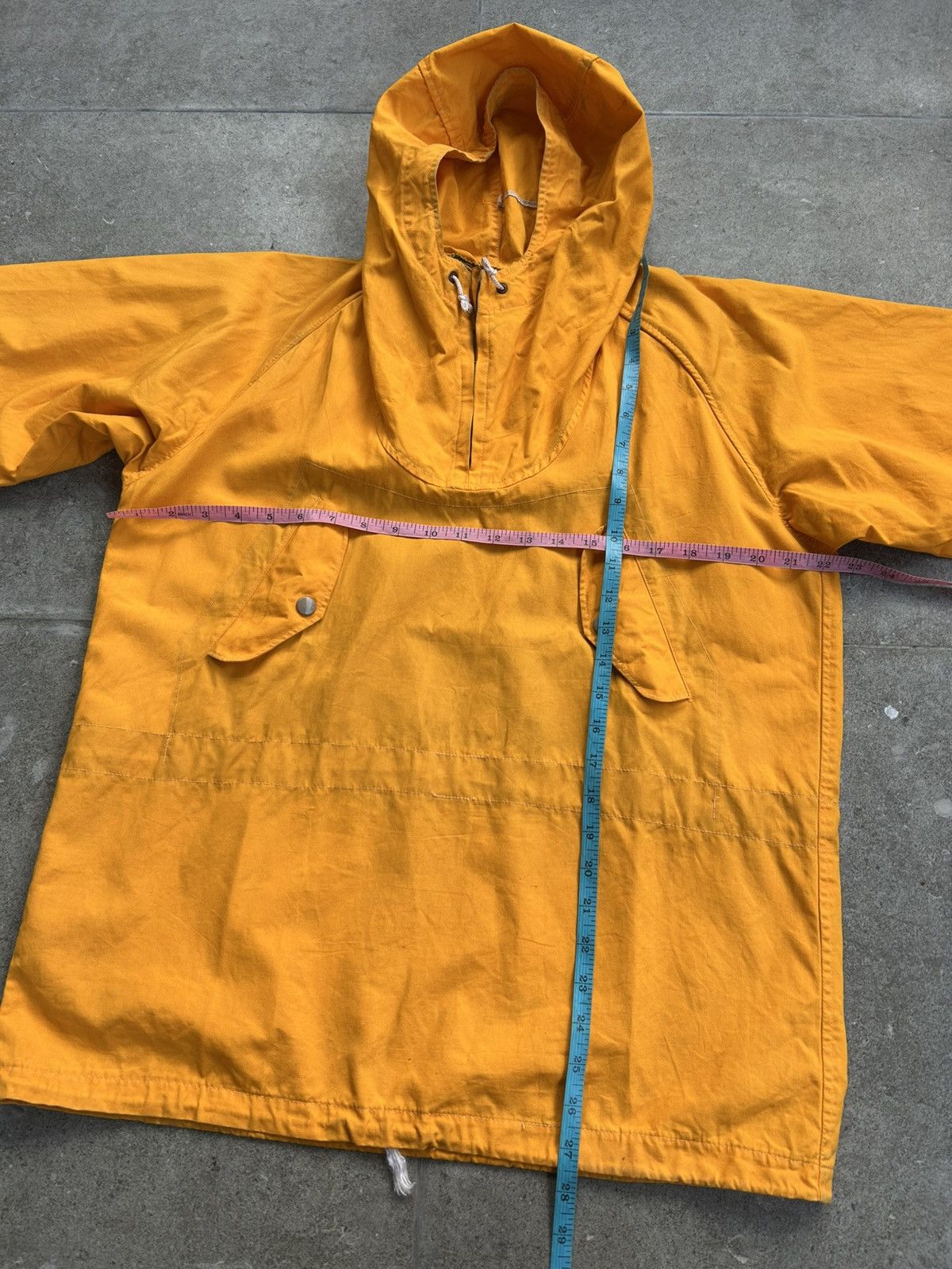 Vintage Vintage Hooded Mustard Smock Jacket Size US M / EU 48-50 / 2 - 9 Thumbnail