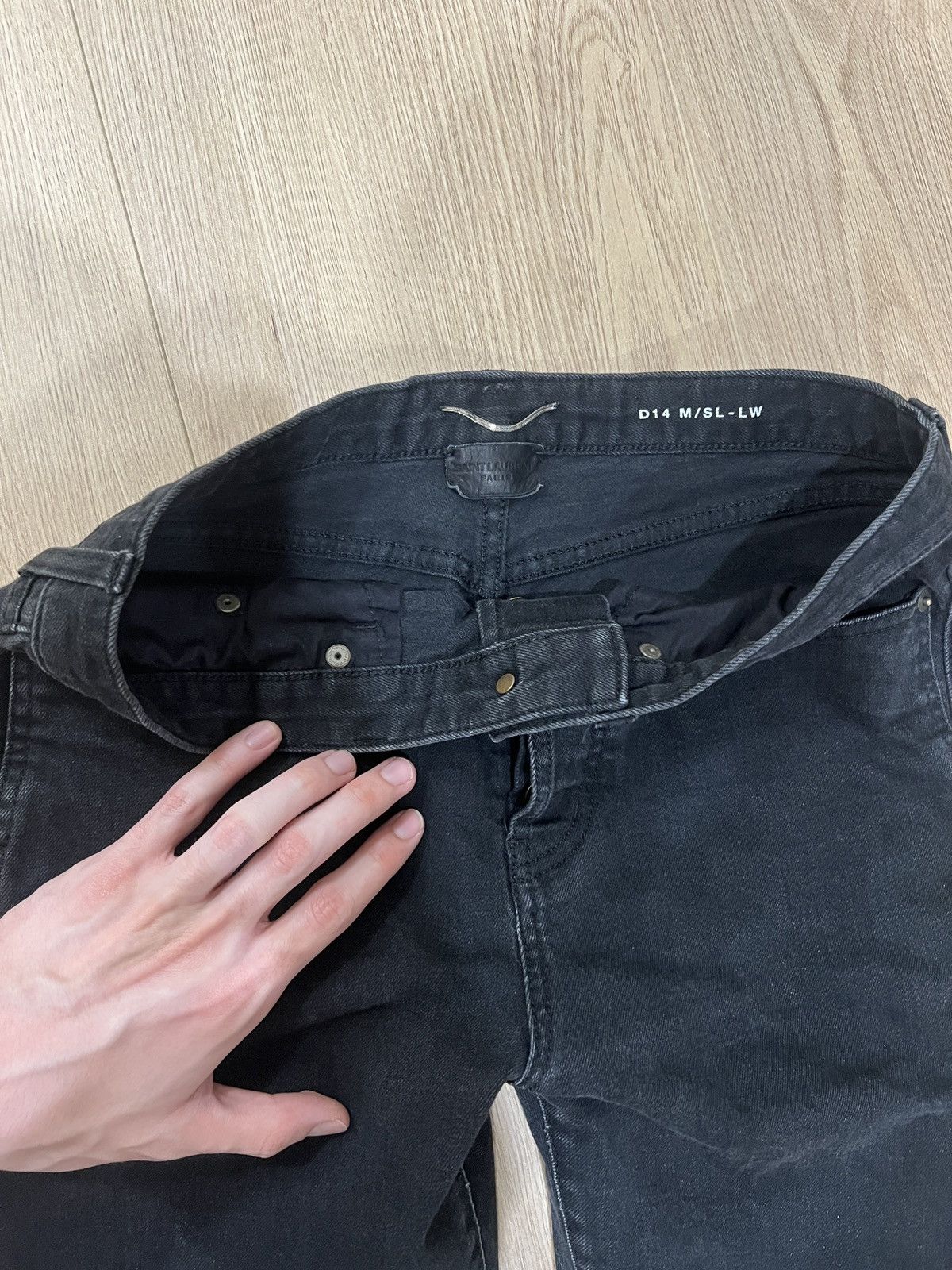 Saint Laurent Paris Hedi Slimane Saint Laurent Paris D14 Denim Size US 31 - 4 Thumbnail