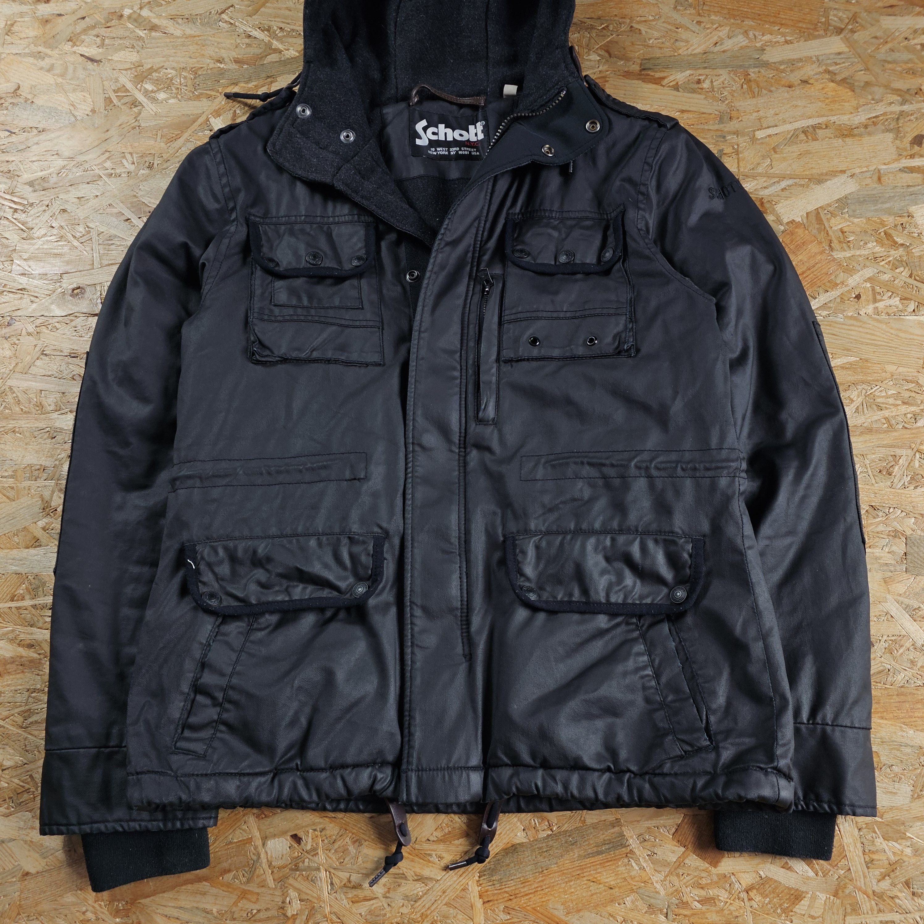 Japanese Brand × Schott SCHOTT NYC WINDBREAKER JACKET Y2K 00S GORPCORE MILITARY Size US M / EU 48-50 / 2 - 3 Thumbnail