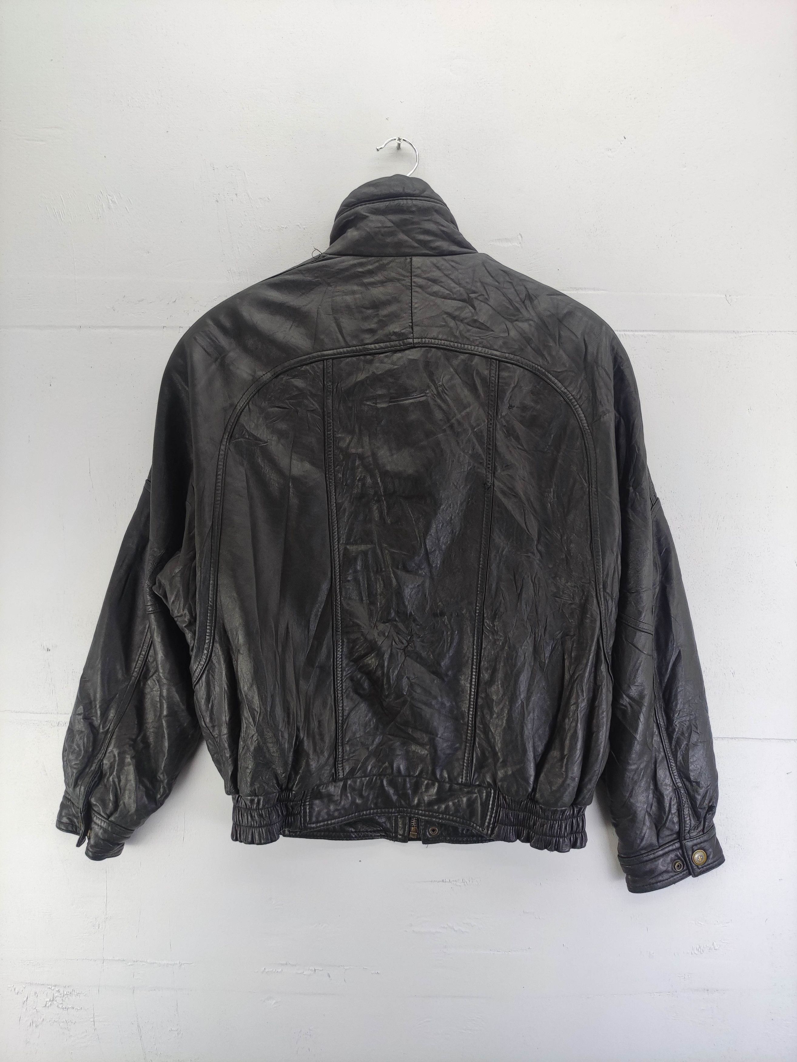 Leather Jacket × Streetwear × Vintage Vintage Ys Eachs