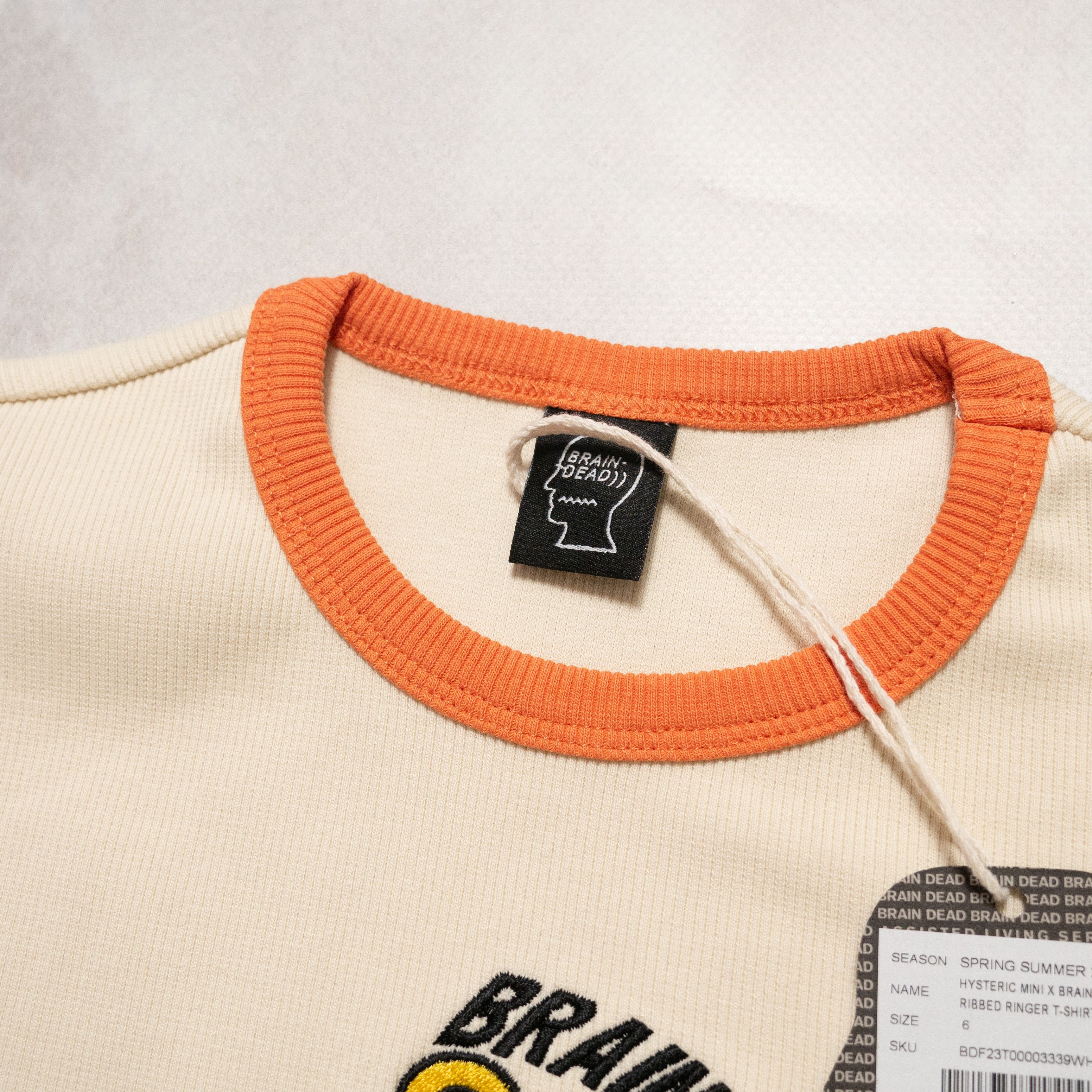 Brain Dead x Hysteric Mini Ribbed Ringer Shirt Kids 6 New Tops
