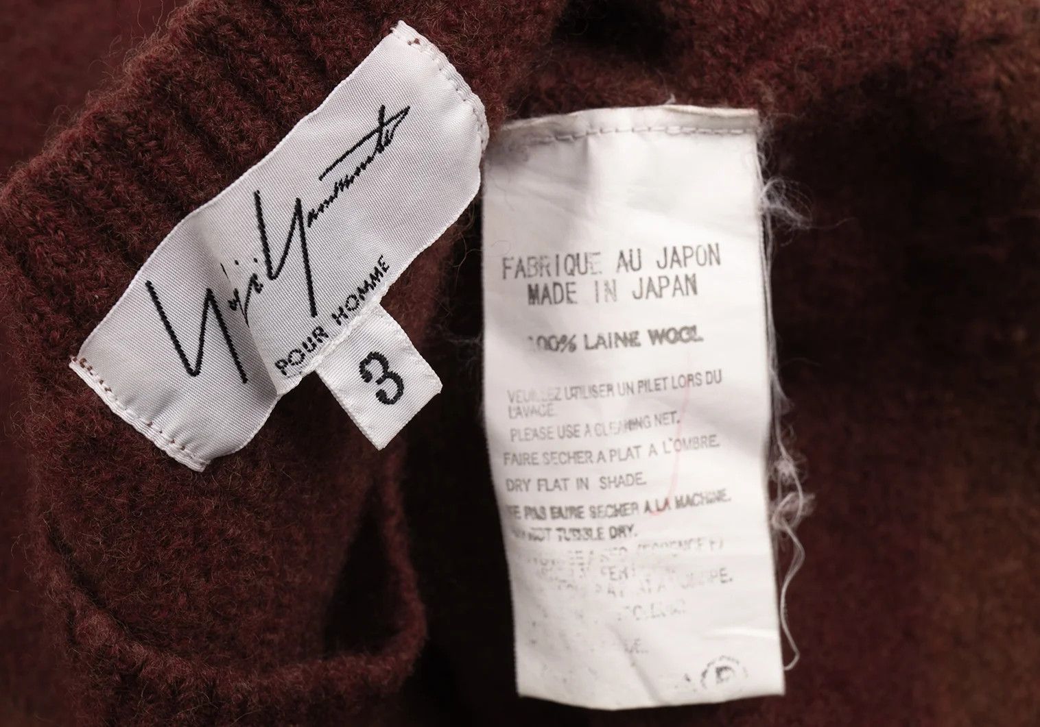 Yohji Yamamoto Yohji Yamamoto Embroidered Design Striped Sweater Size US S / EU 44-46 / 1 - 10 Thumbnail