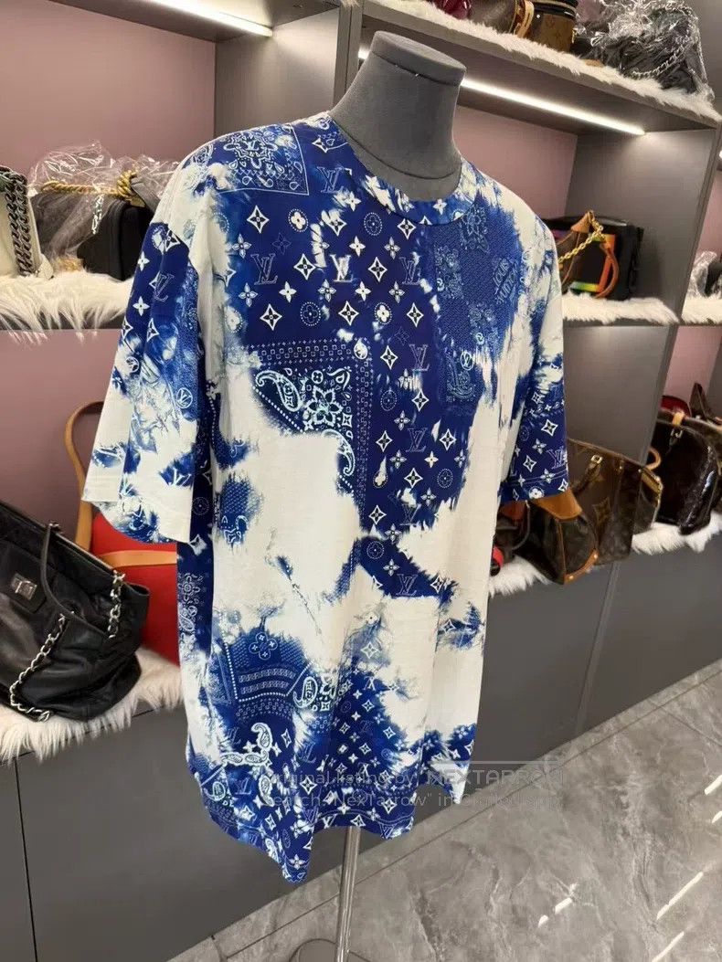 Louis Vuitton Louis Vuitton full cashew flower logo short sleeves Size US XXL / EU 58 / 5 - 5 Thumbnail
