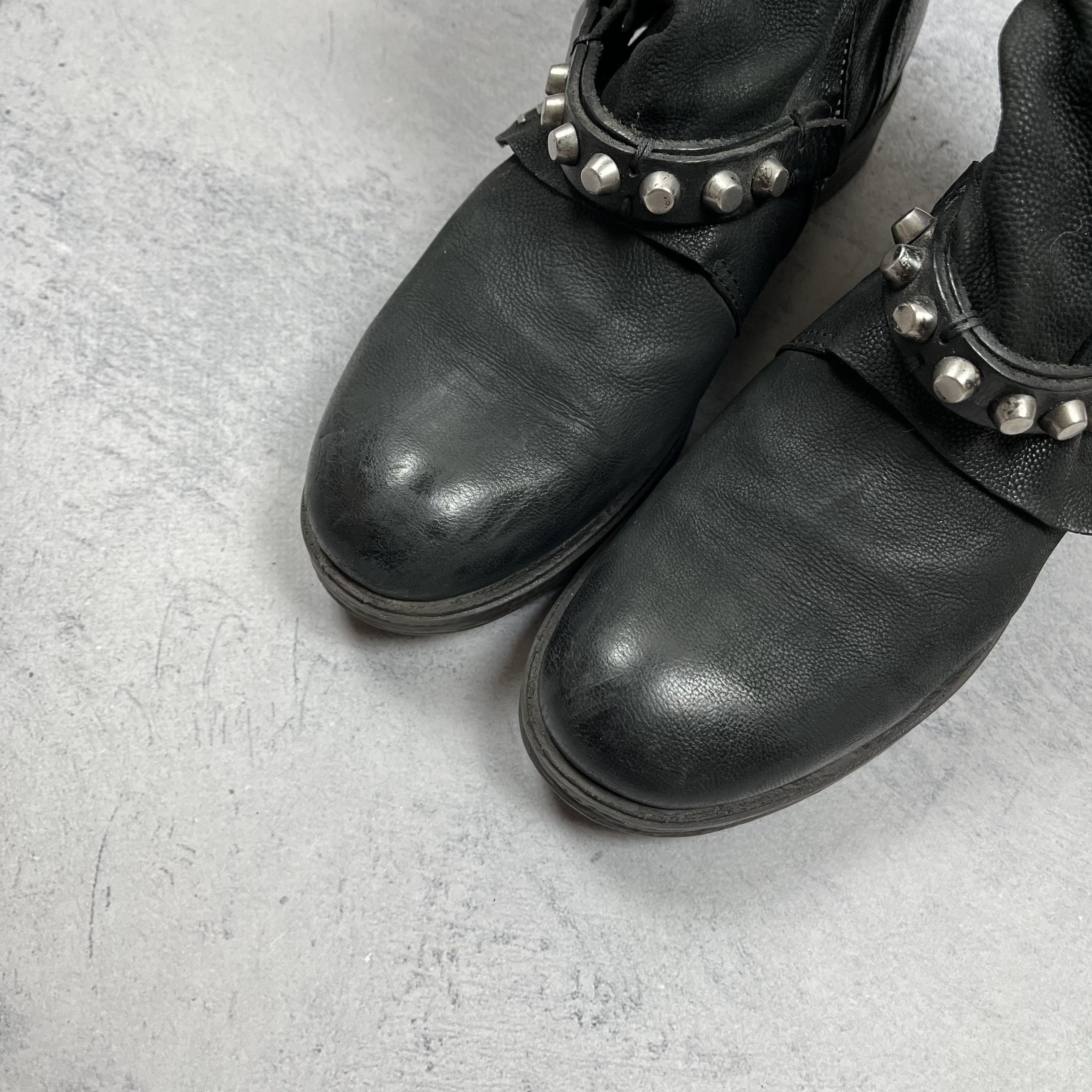A.S.98 A.S. 98 Verti Leather Avant-Garde Ankle Boots Size 38 Size US 7.5 / IT 37.5 - 4 Thumbnail