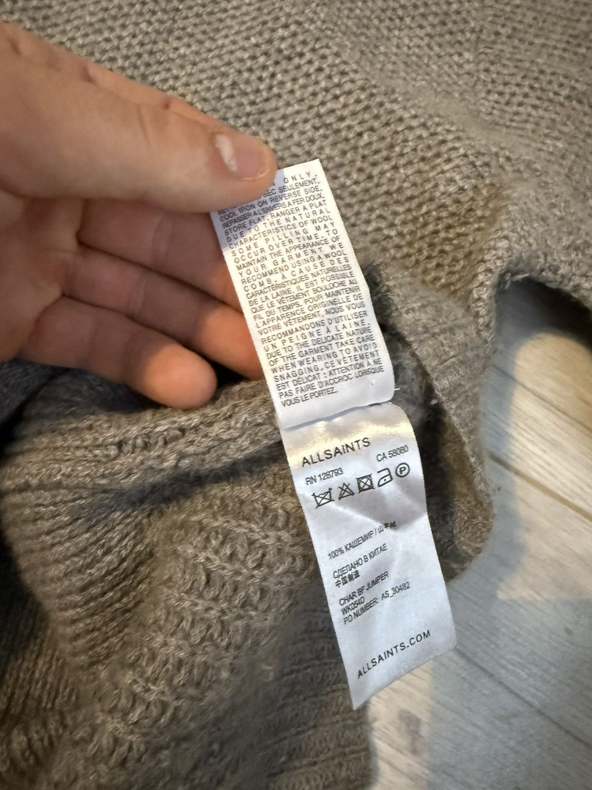 Allsaints Vintage 100% cashmere Allsaints Sweater Size XL / US 12-14 / IT 48-50 - 5 Thumbnail