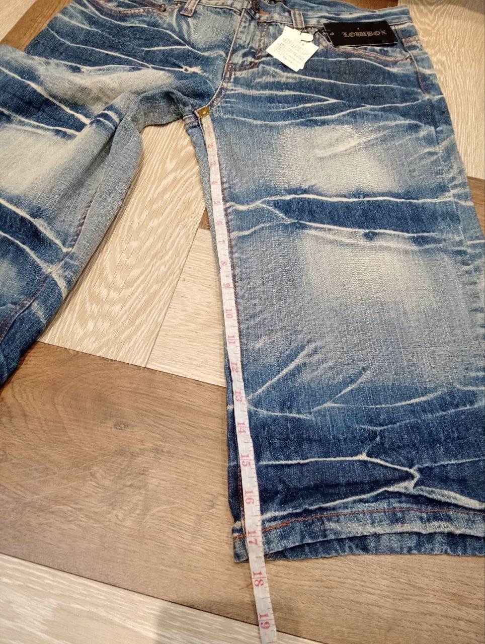 LOWBOX LOWBOX JAPAN BLUE DENIM SHORTPANTS Size US 33 - 12 Thumbnail