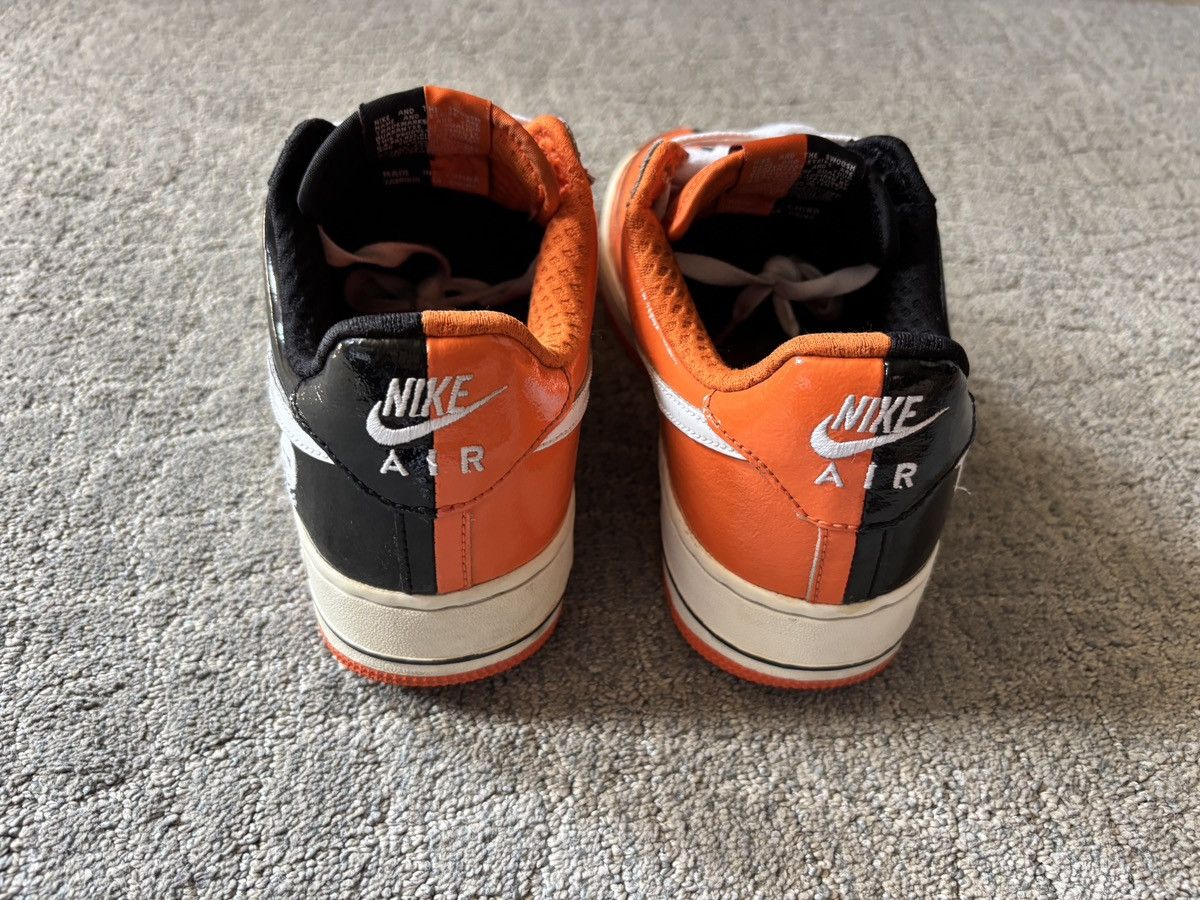 Nike Nike Air Force 1 Premium Halloween 2006 Black/White-Orange Size US 9 / EU 42 - 6 Thumbnail