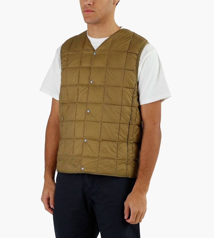 TAION Taion V Neck Button Down Vest Gold Size US M / EU 48-50 / 2 - 1 Thumbnail