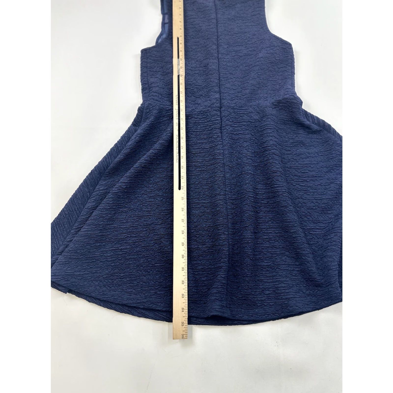Vintage Charming Charlie Dress Women L Blue Fit & Flare Sleeveless Knee Length Size L / US 10 / IT 46 - 6 Thumbnail