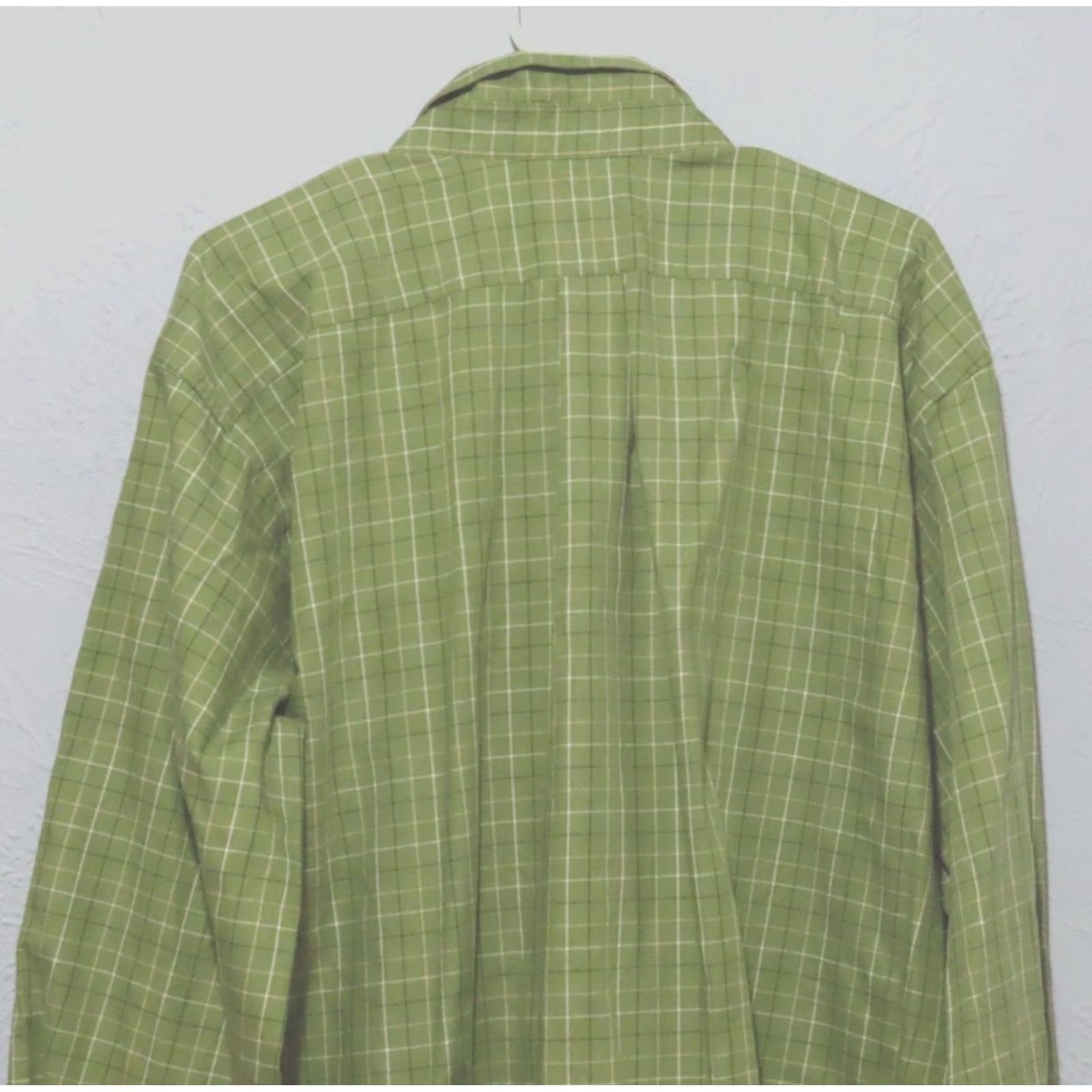 Vintage LL Bean Shirt Men 2XL Regular Green Gingham Check Long Sleeve Button-Down Wrinkle-Resistant Knit Cotton Casual Workwear MPN 0-KHH5 Size US XXL / EU 58 / 5 - 7 Thumbnail