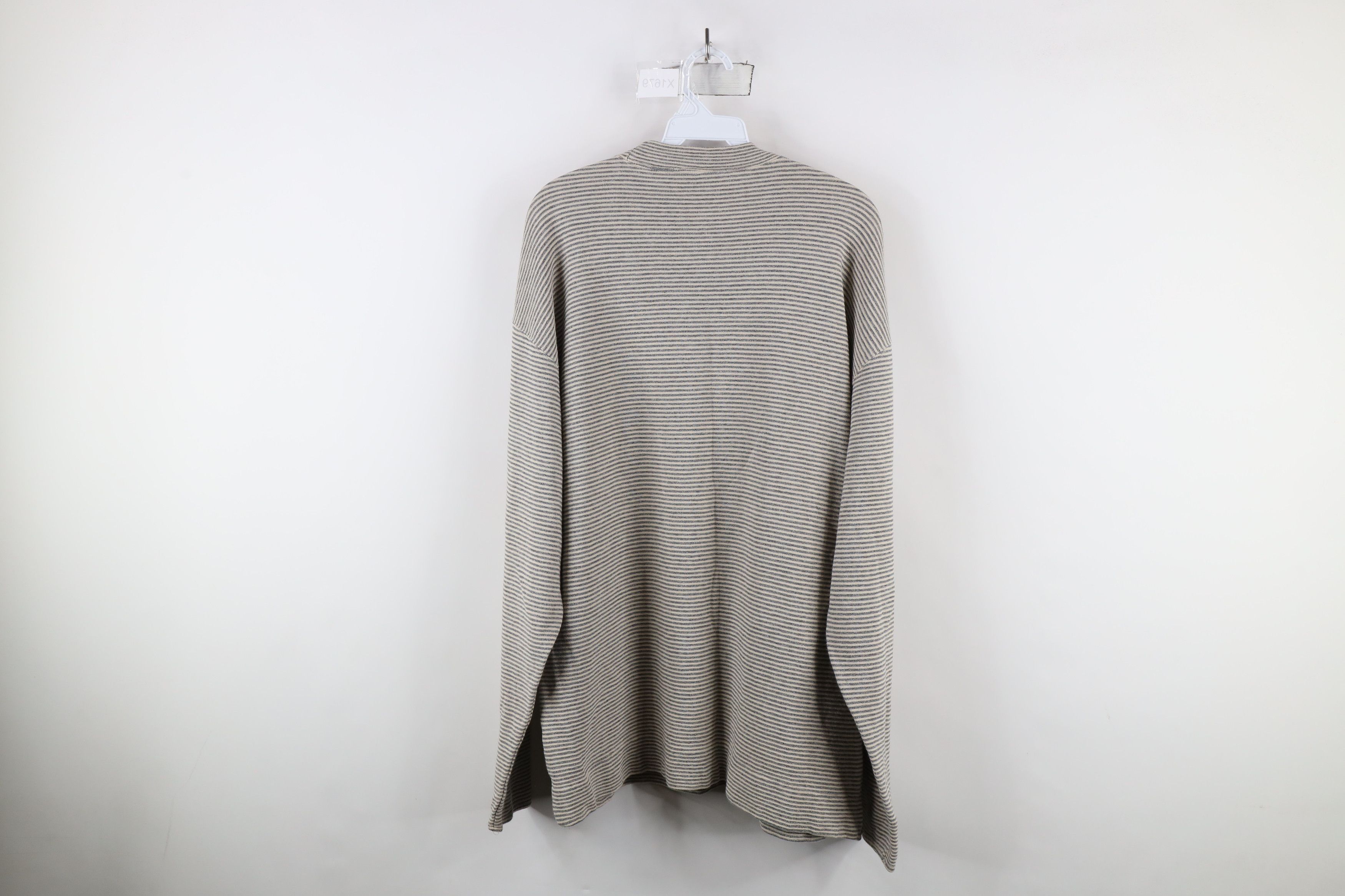 Vintage Vintage 90s Streetwear Mock Neck Long Sleeve T-Shirt USA Size US L / EU 52-54 / 3 - 8 Thumbnail