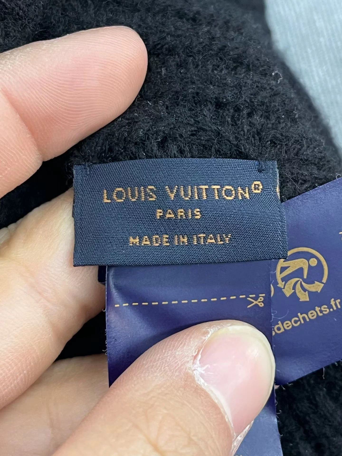 Louis Vuitton Louis Vuitton floral logo embroidery wool beanie Size ONE SIZE - 8 Thumbnail