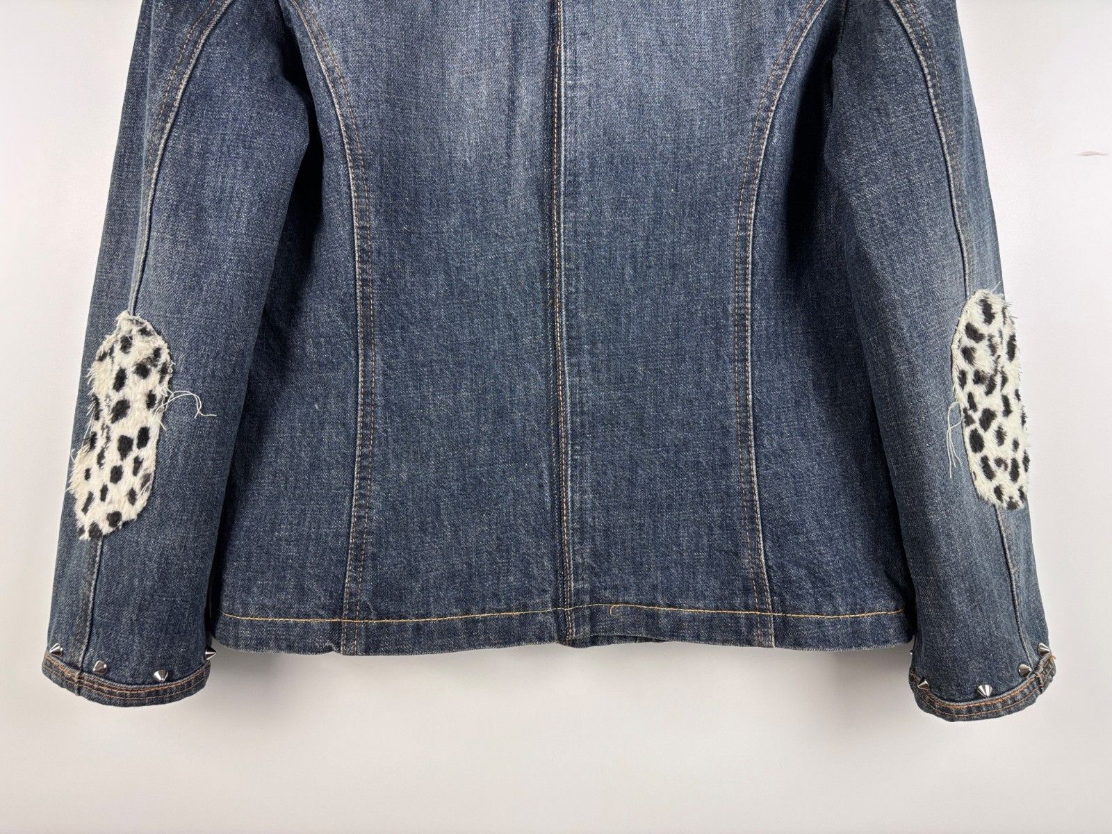 Other Vintage Roccobarocco Denim Jacket Blue Womens Size US 10 Size L / US 10 / IT 46 - 6 Thumbnail