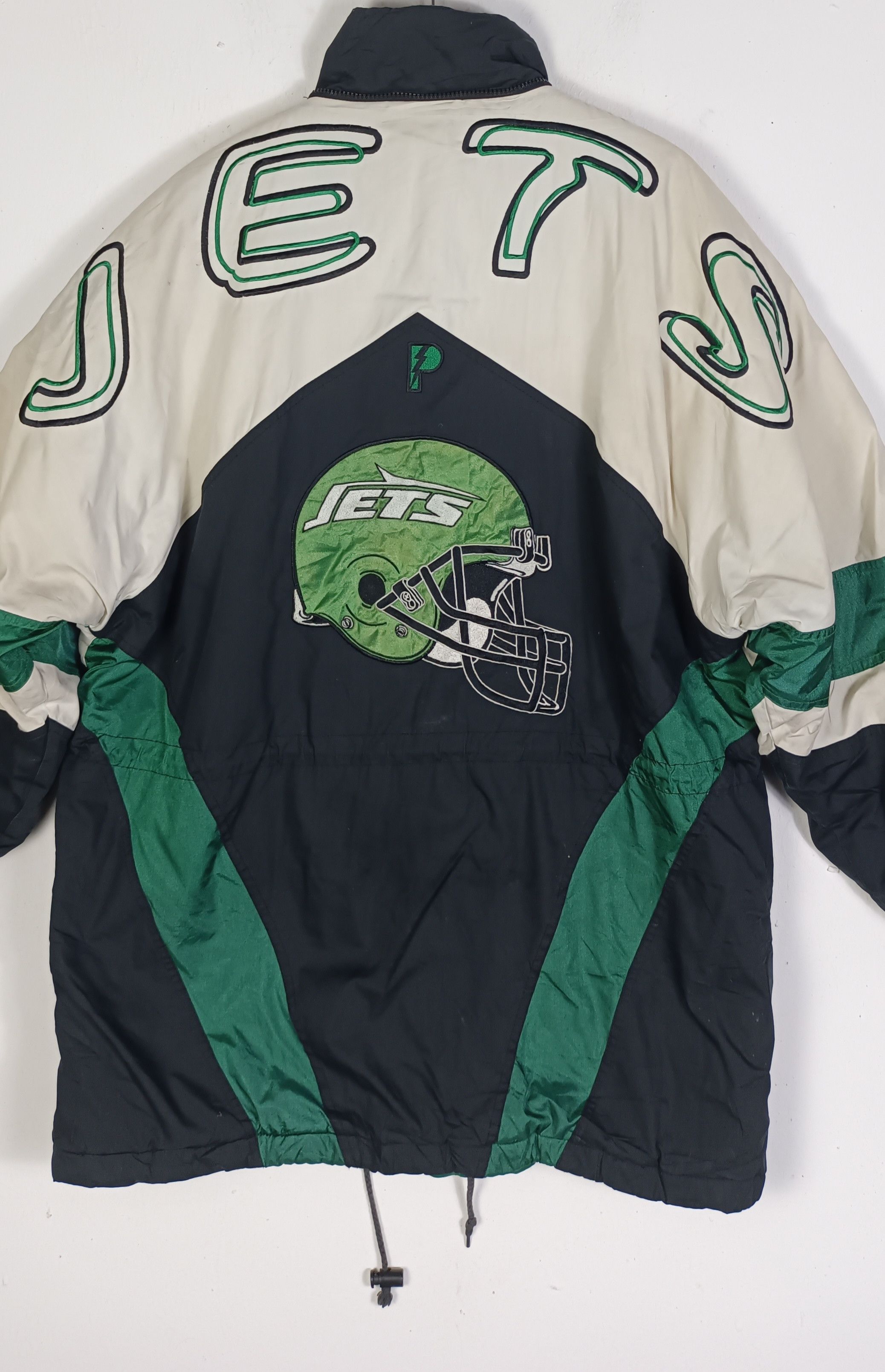 NFL Vintage 90🔥 New York Jets NFL Puffer Jacket Size US XXL / EU 58 / 5 - 3 Thumbnail